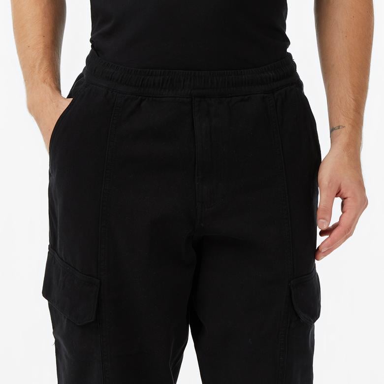 Alpha Industries Uniform Erkek Siyah Kargo Eşofman Altı