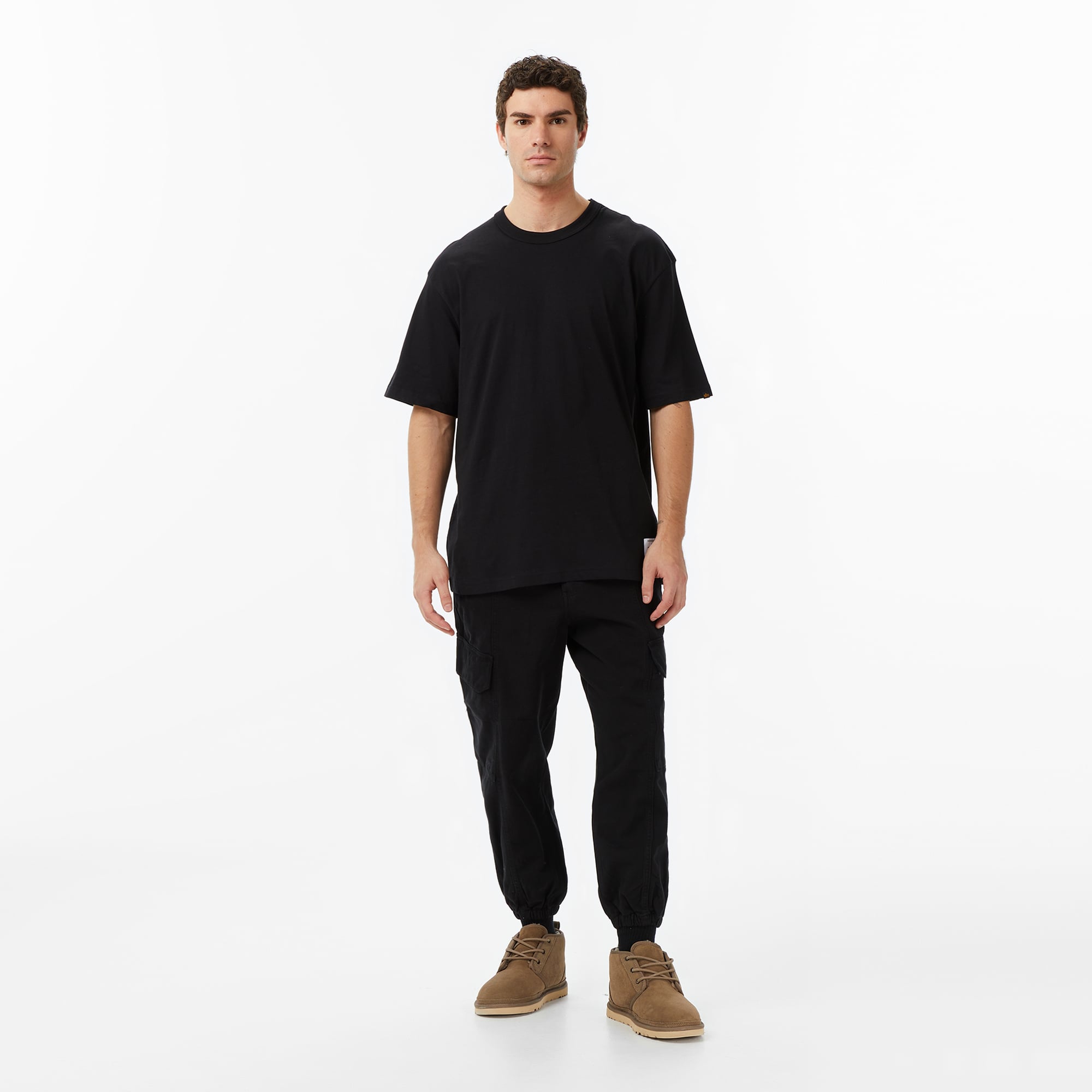 Alpha Industries Uniform Erkek Siyah Kargo Eşofman Altı