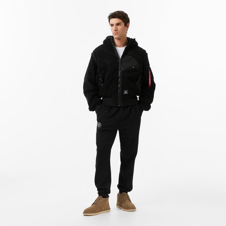 Alpha Industries Sherpa Onion-Quilted Erkek Siyah Mont