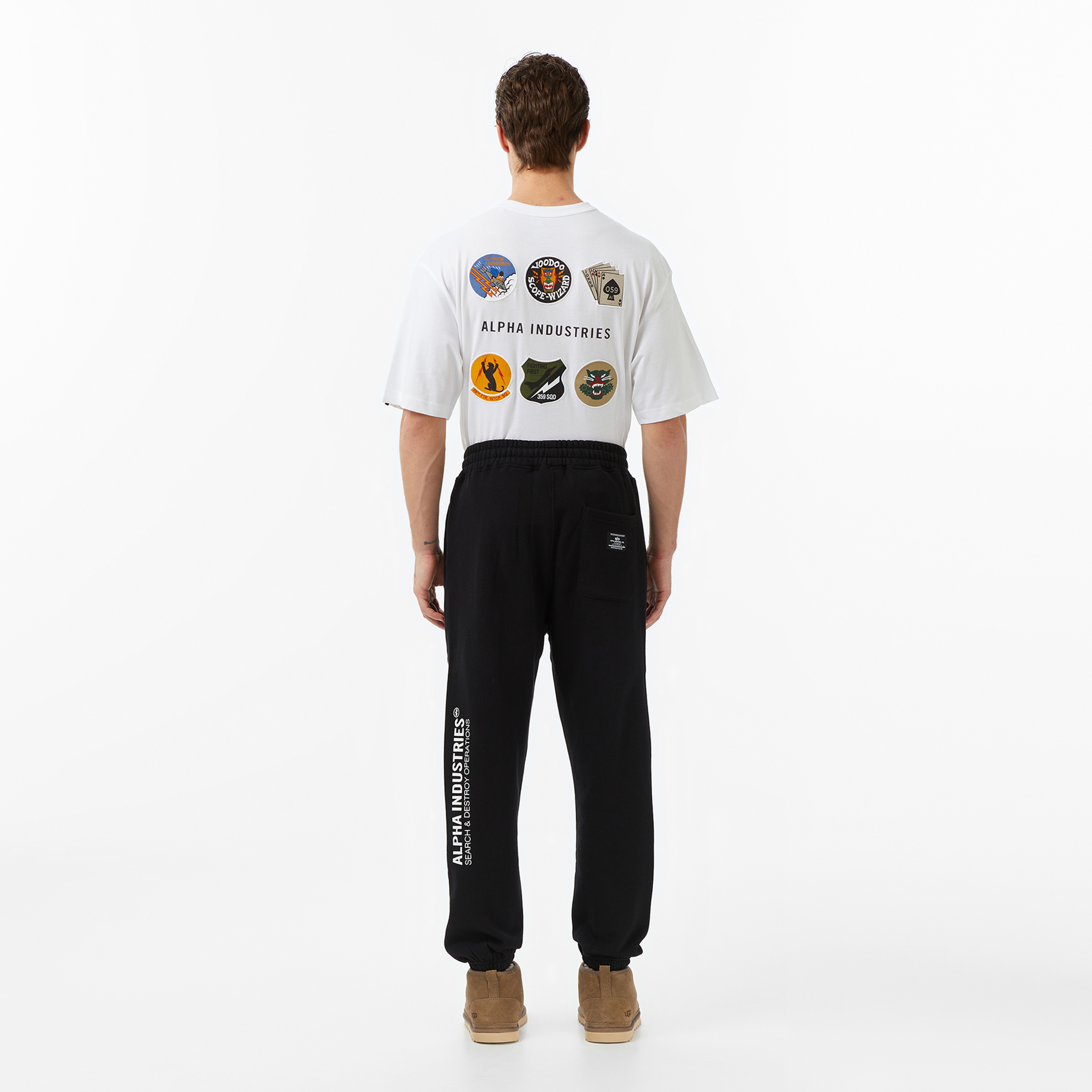 Alpha Industries Uniform Relaxed Fit Erkek Siyah Eşofman Altı