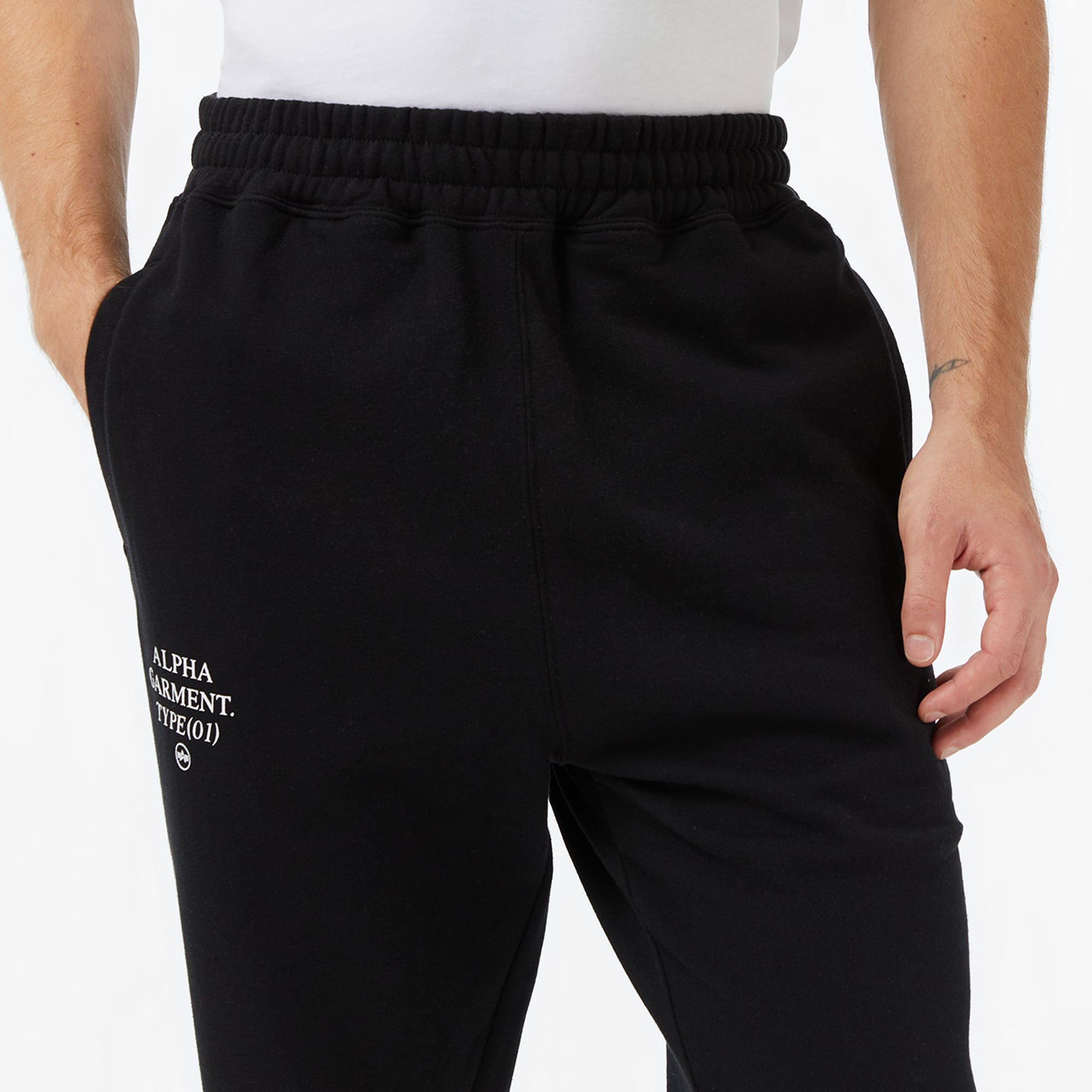 Alpha Industries Uniform Relaxed Fit Erkek Siyah Eşofman Altı