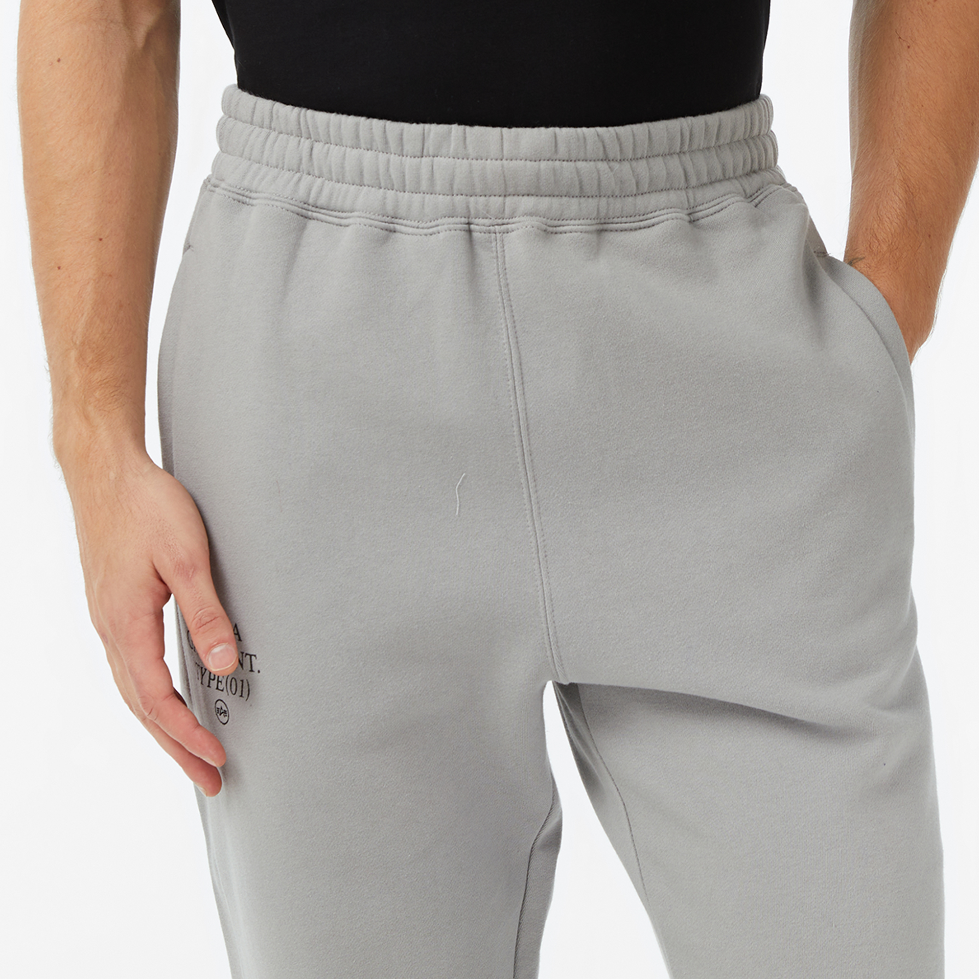 Alpha Industries Uniform Relaxed Fit Erkek Gri Eşofman Altı