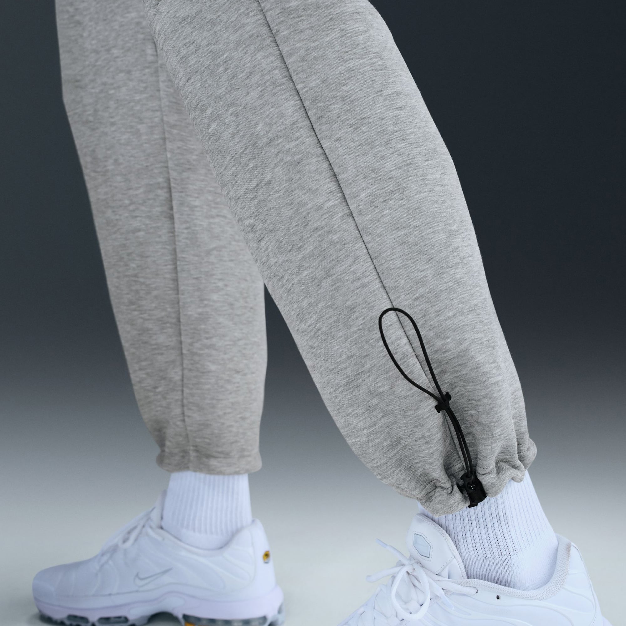 Nike Tech Fleece Açık Paçalı Erkek Gri Eşofman Altı