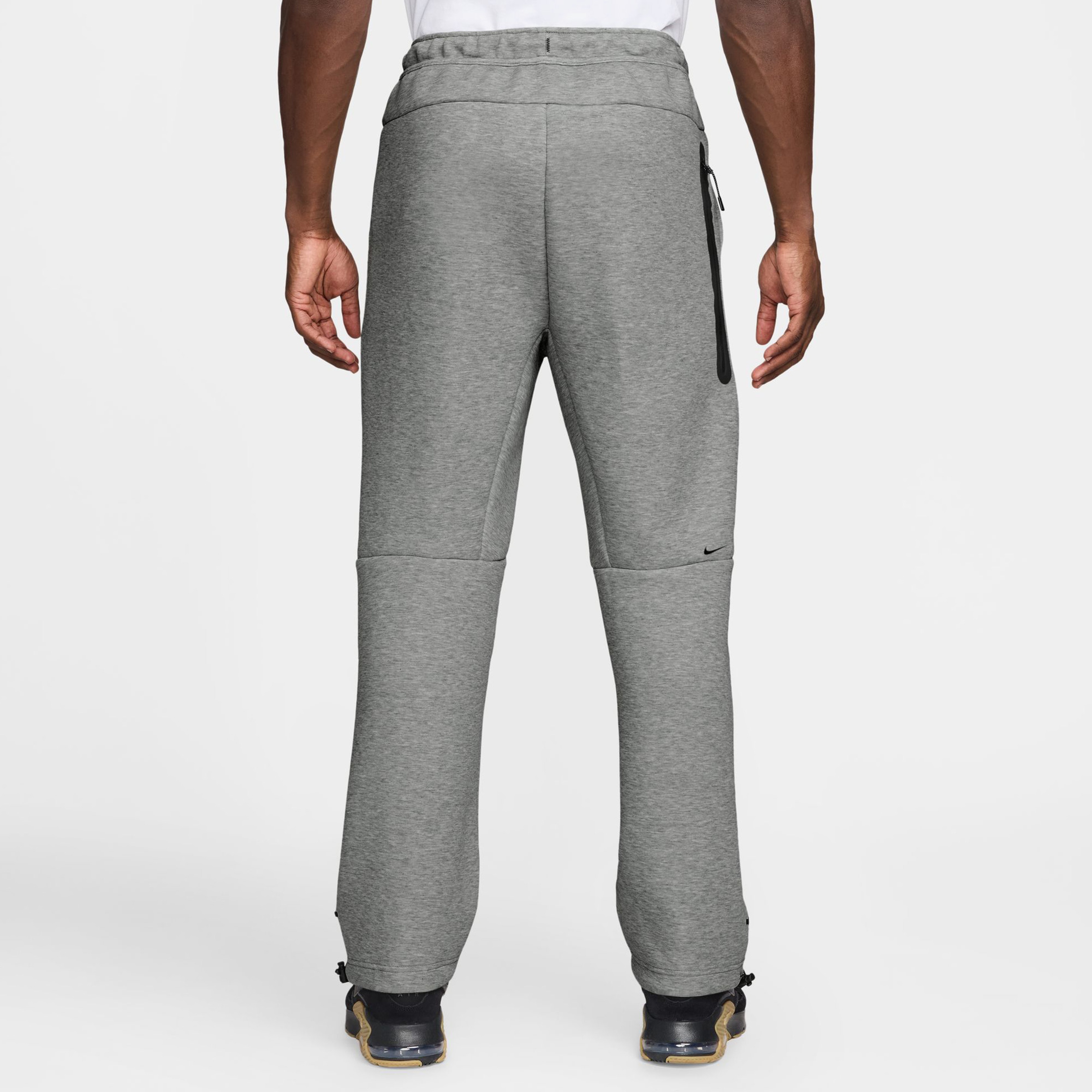 Nike Tech Fleece Açık Paçalı Erkek Gri Eşofman Altı