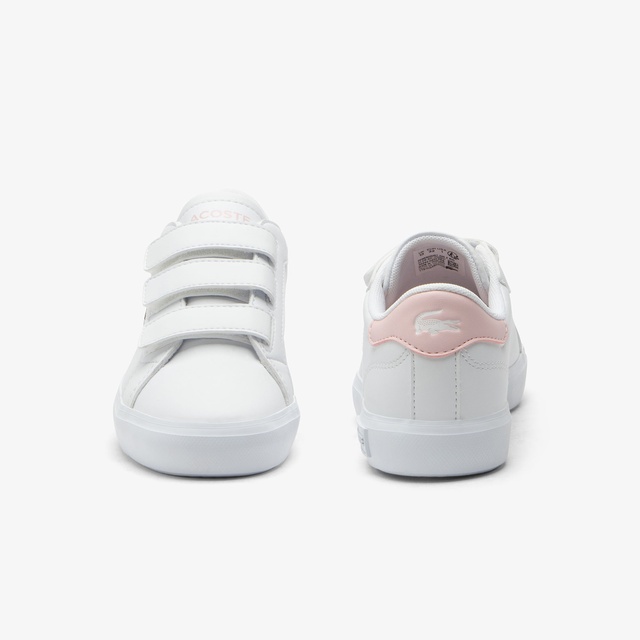 Lacoste Powercourt Çocuk Beyaz Spor Ayakkabı - Görsel 6