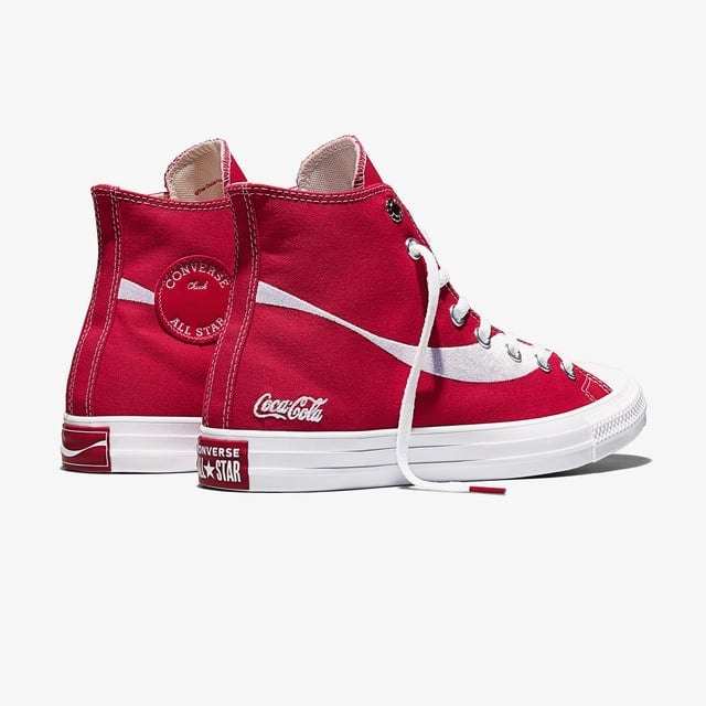 Converse Converse x Coca-Cola Chuck Taylor All Star Unisex Kırmızı Sneaker Occasion'da! Kırmızı - 4. görsel