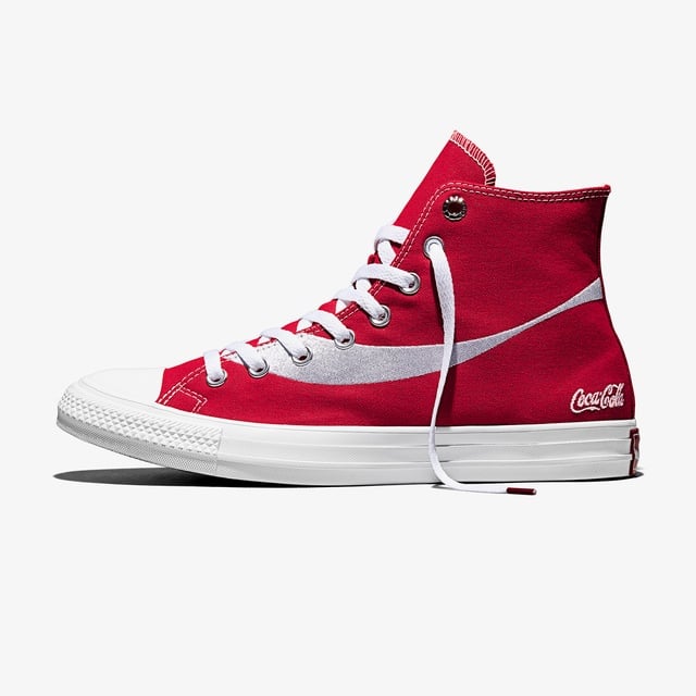 Converse Converse x Coca-Cola Chuck Taylor All Star Unisex Kırmızı Sneaker Occasion'da! Kırmızı - 5. görsel
