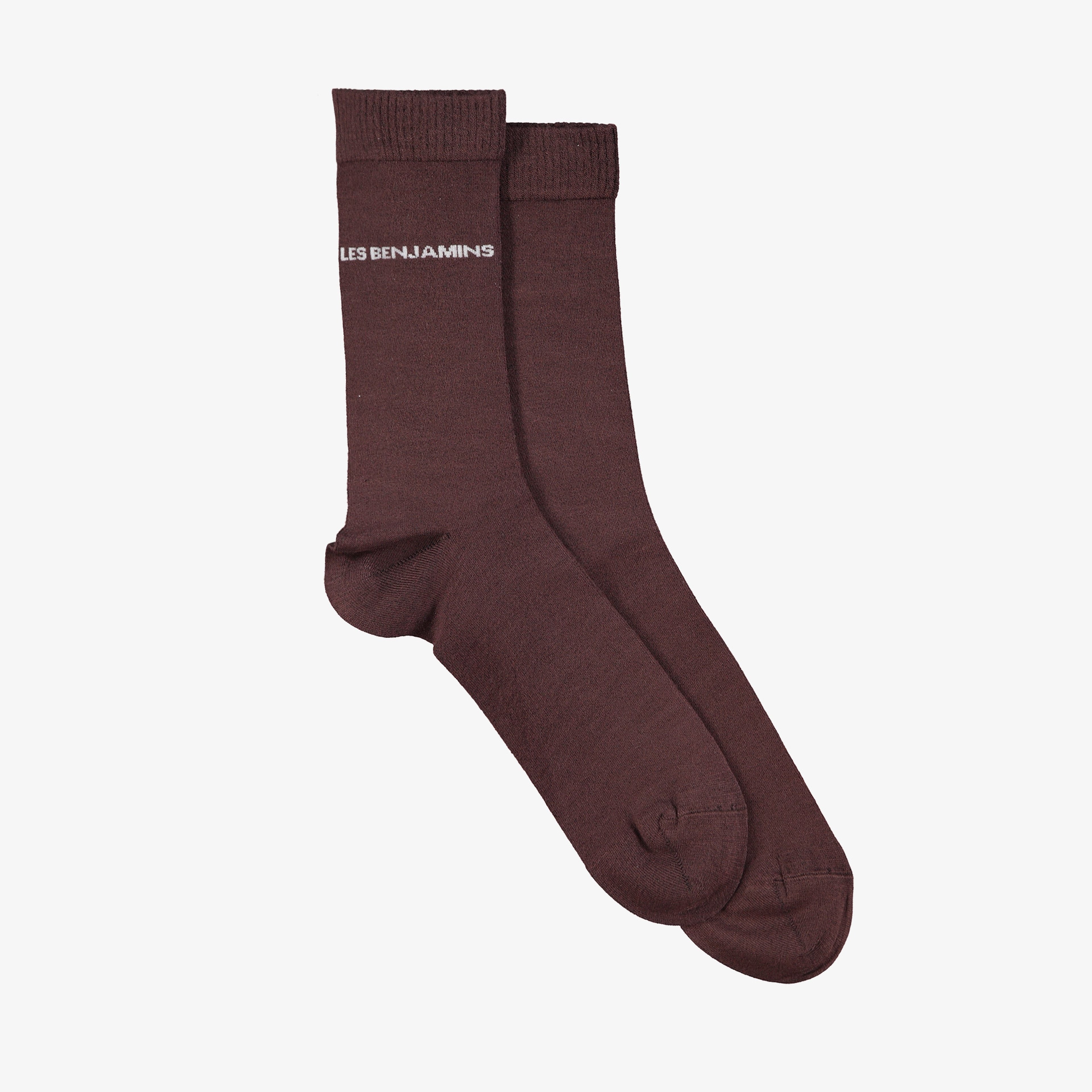 Les Benjamins 408 Unisex Kahverengi Çorap