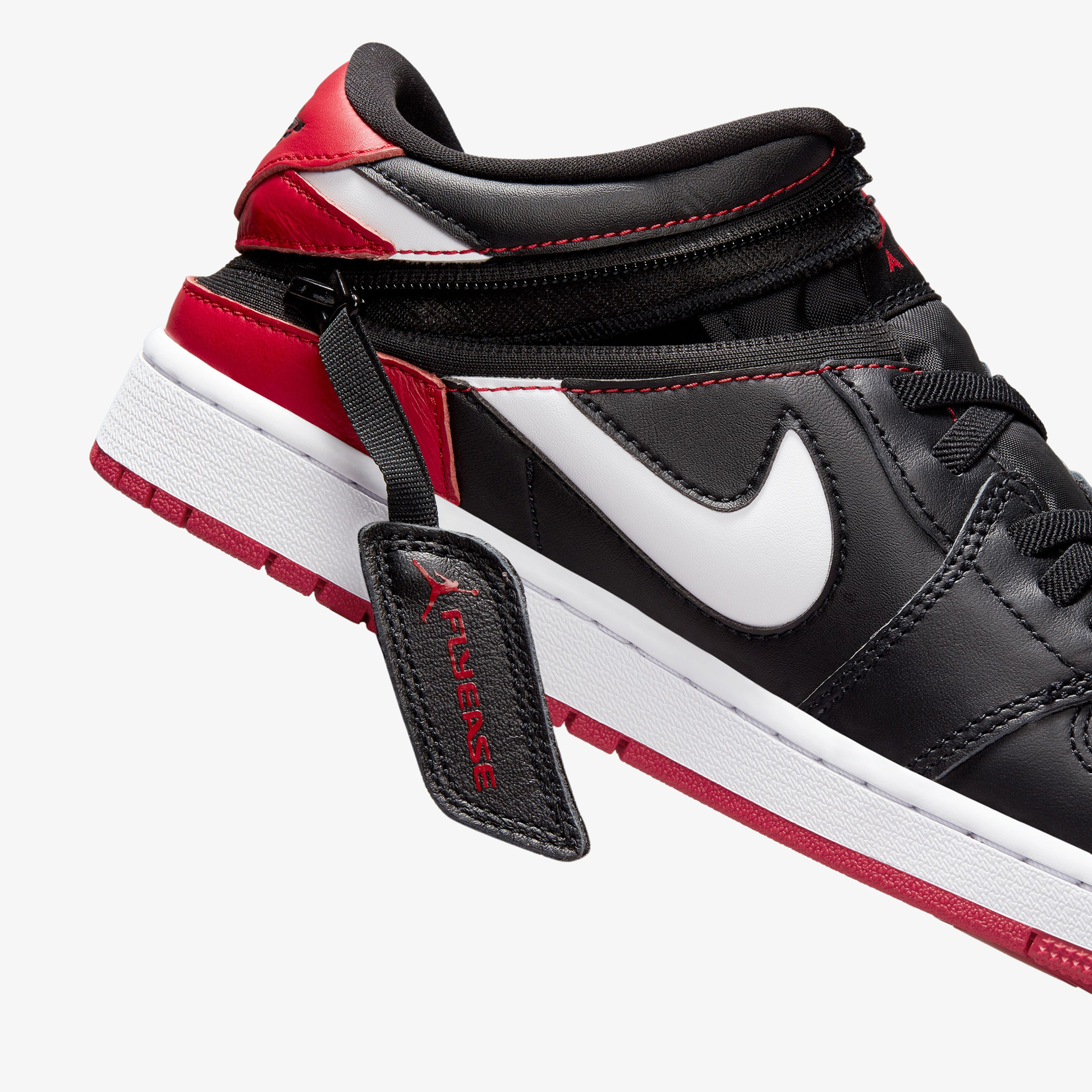 Nike Air Jordan 1 Low Flyease Erkek Siyah Sneaker