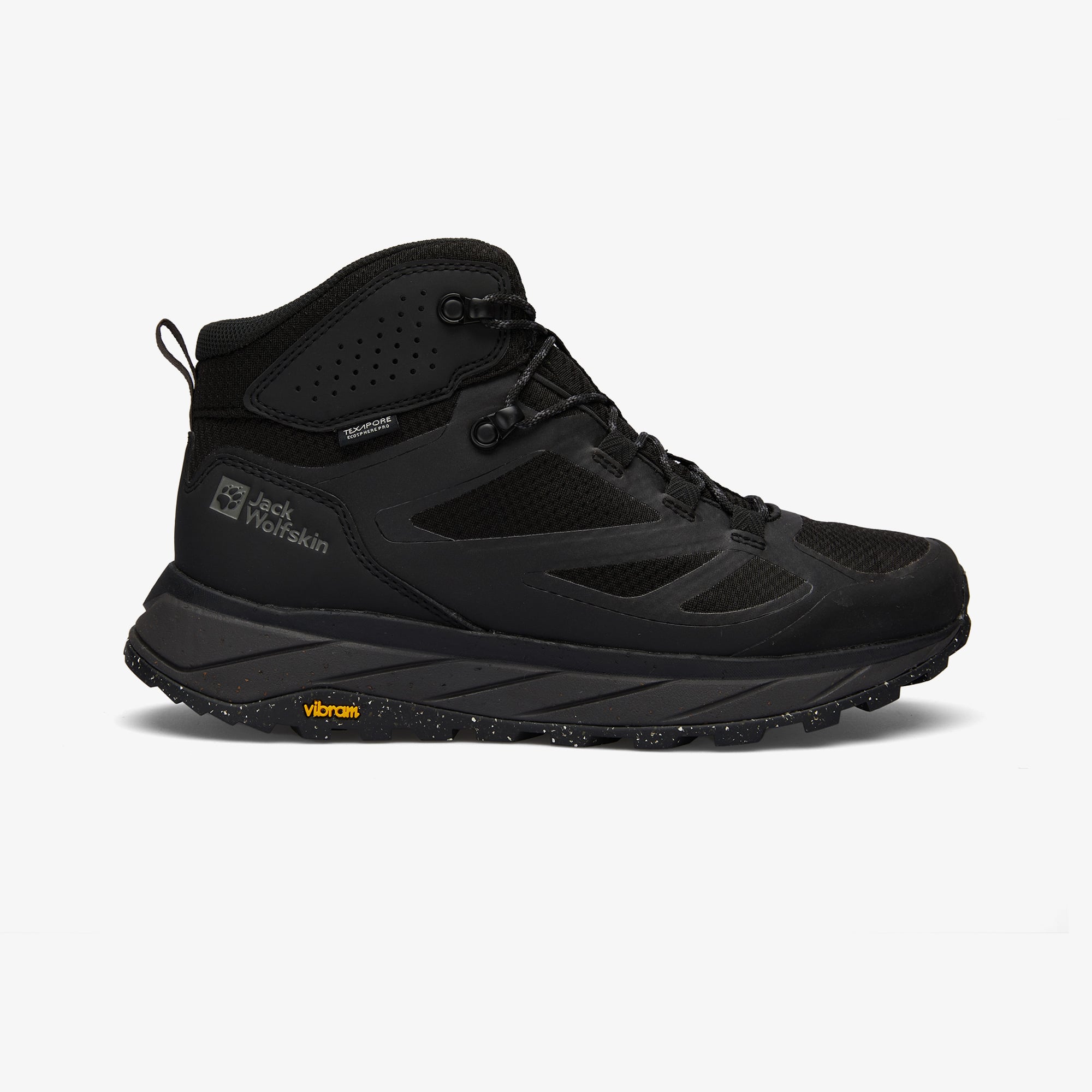 Jack Wolfskin Terraventure Texapore Mid Erkek Siyah Bot