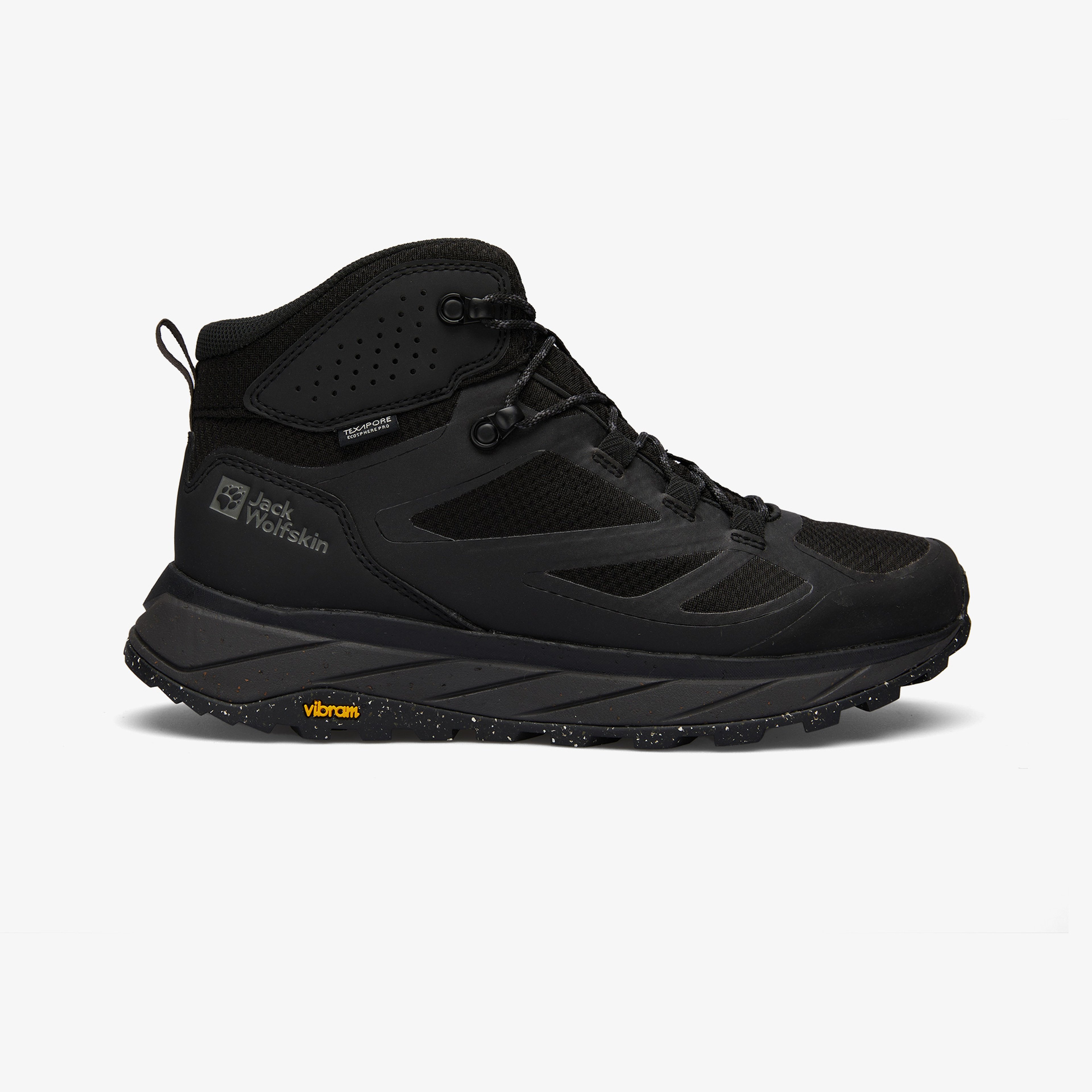 Jack Wolfskin Terraventure Texapore Mid Erkek Siyah Bot