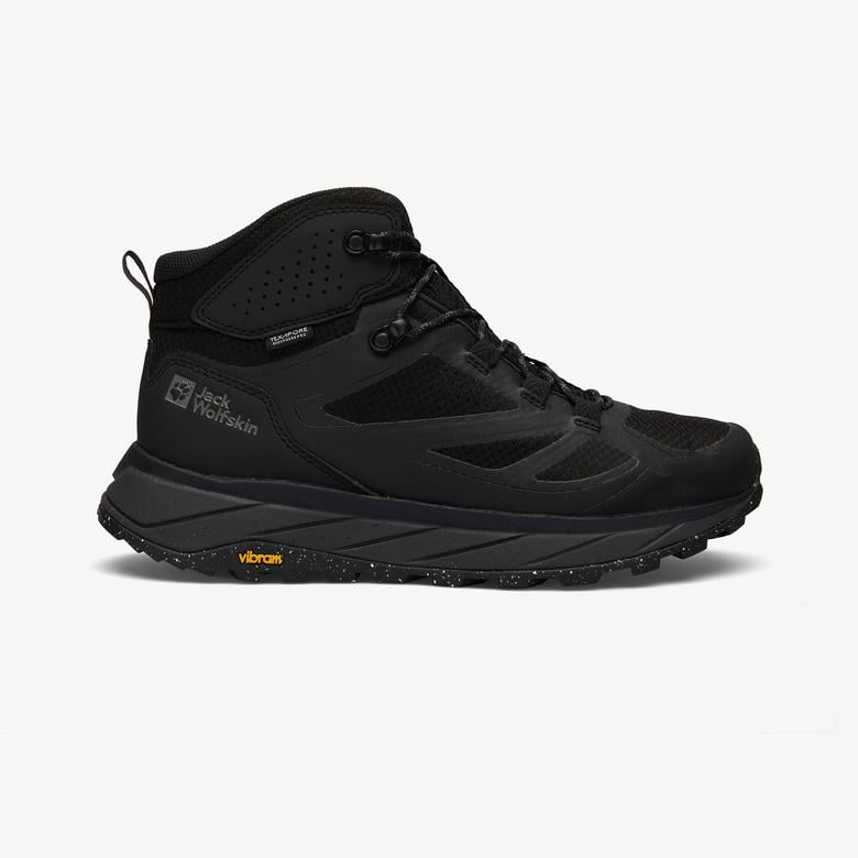 Jack Wolfskin Terraventure Texapore Mid Erkek Siyah Bot