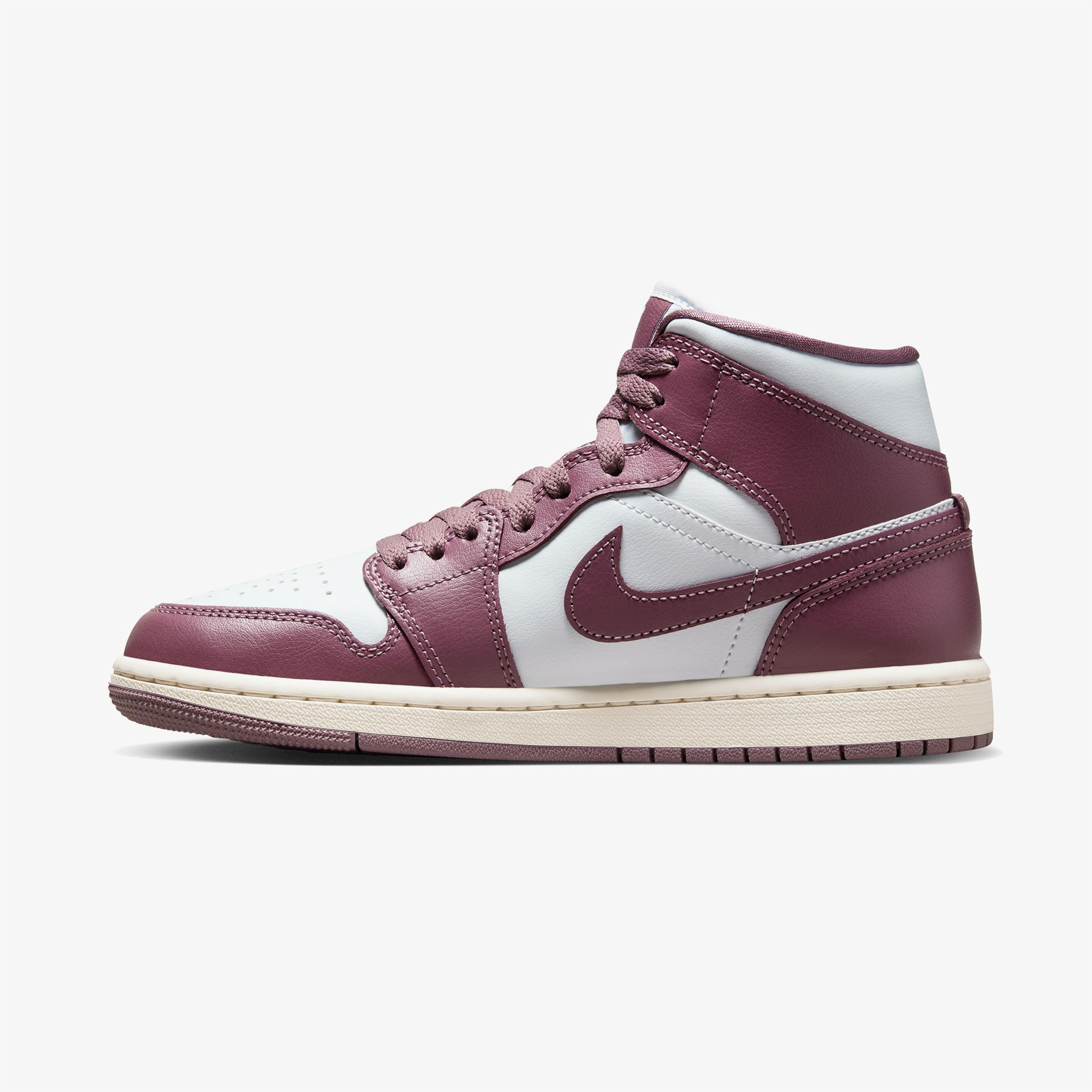 Jordan Air 1 Mid Kadın Pembe/Beyaz Sneaker