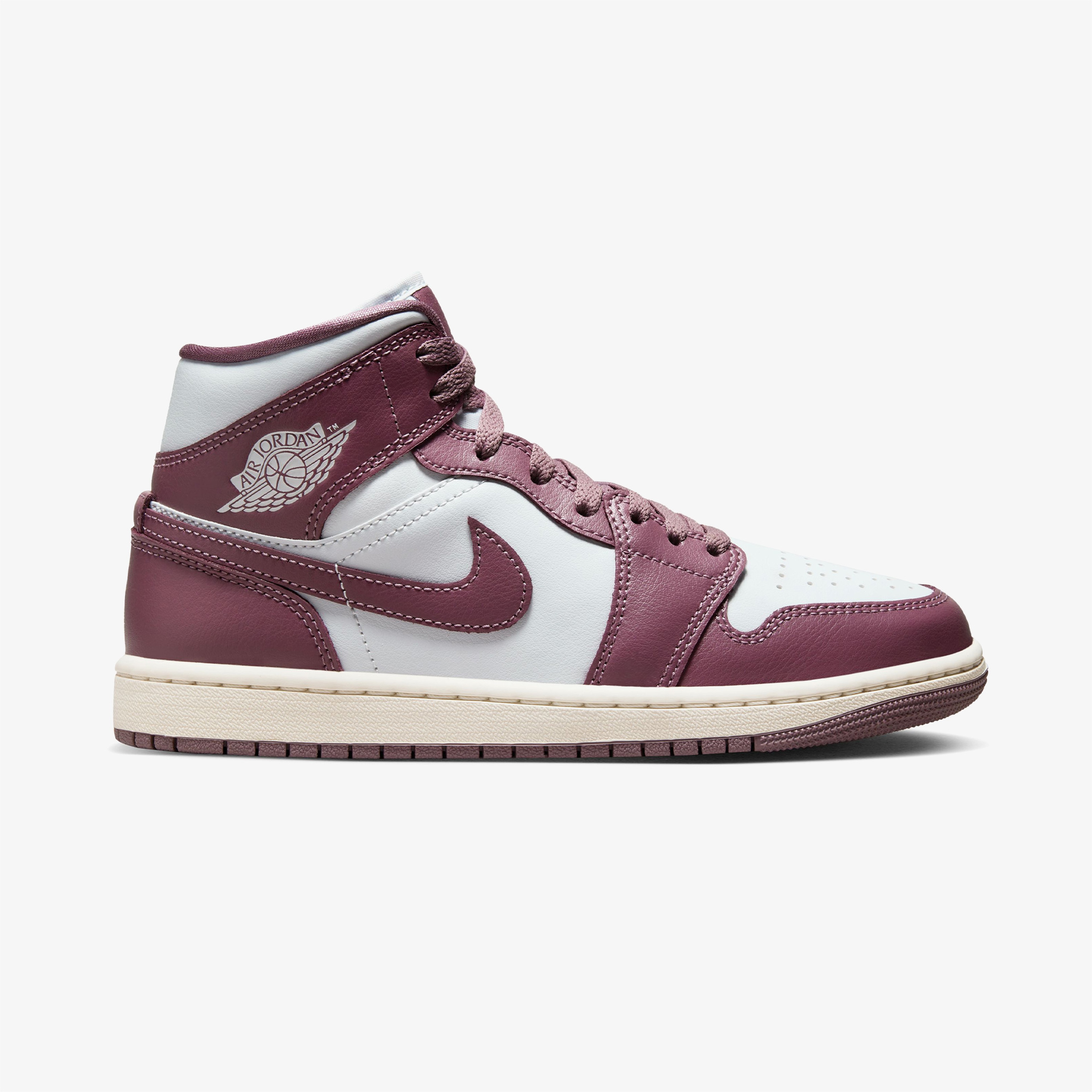 Jordan Air 1 Mid Kadın Pembe/Beyaz Sneaker
