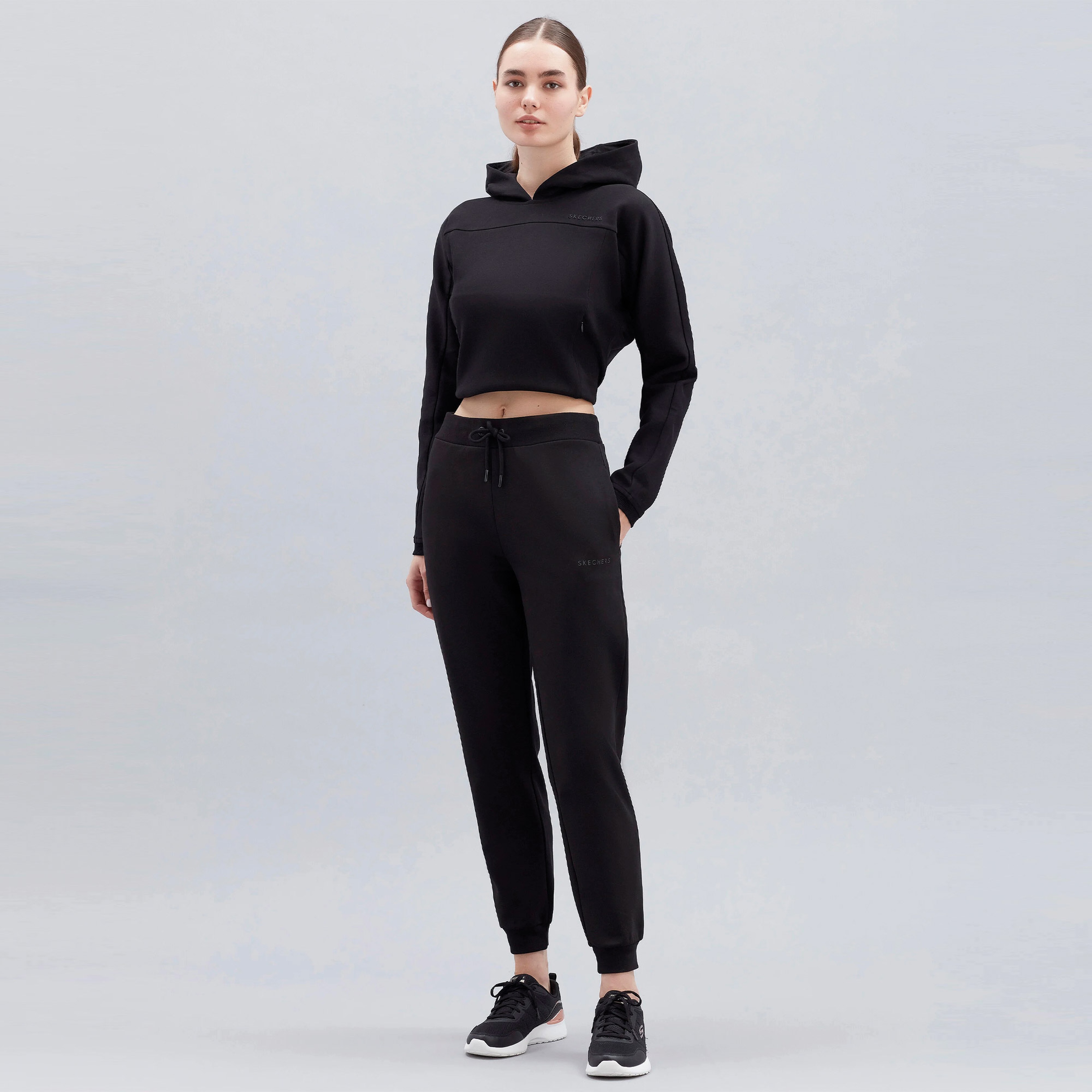 Skechers 2XI-Lock Erkek Siyah Eşofman Altı