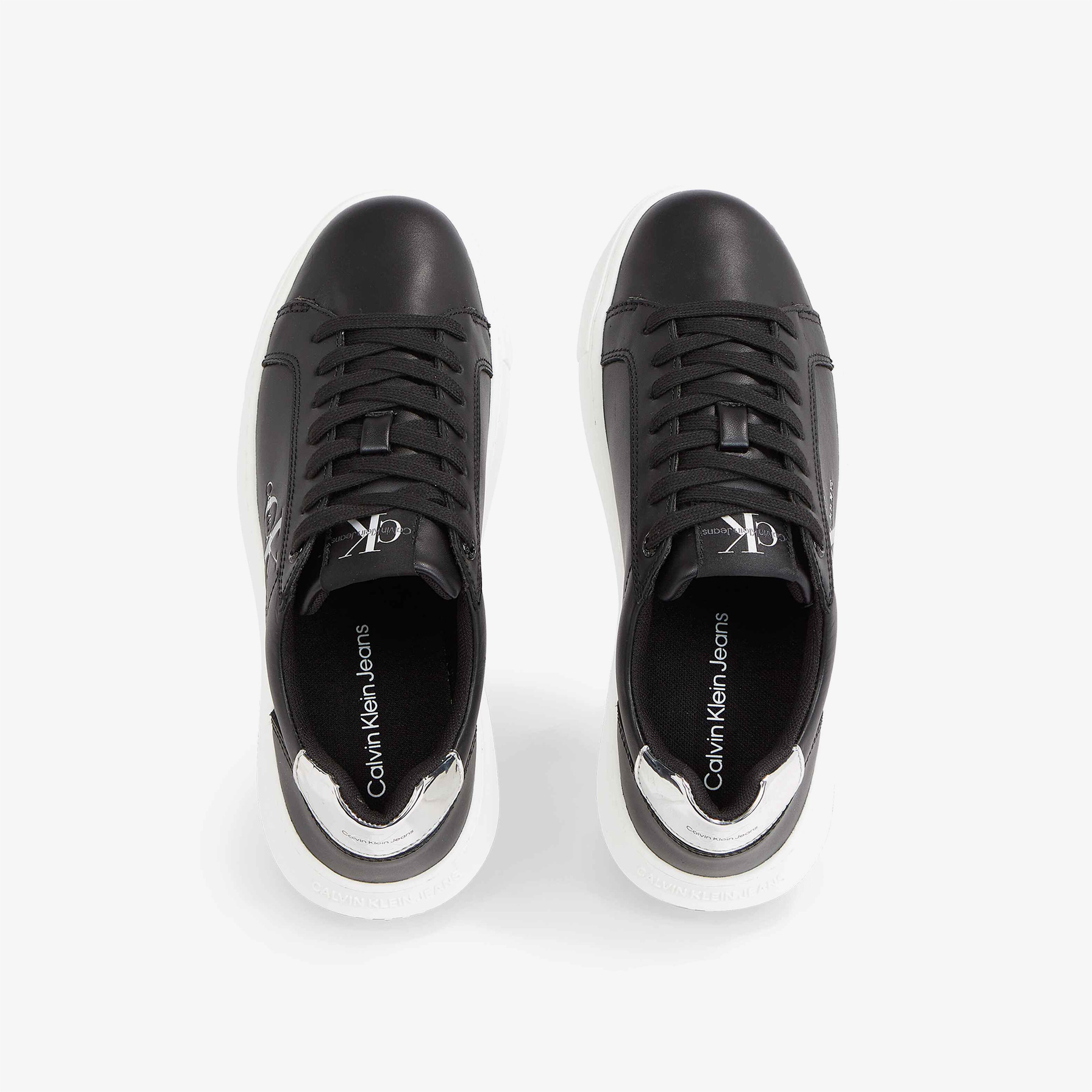 Calvin Klein Chunky Cupsole Mono Siyah Kadın Spor Ayakkabı