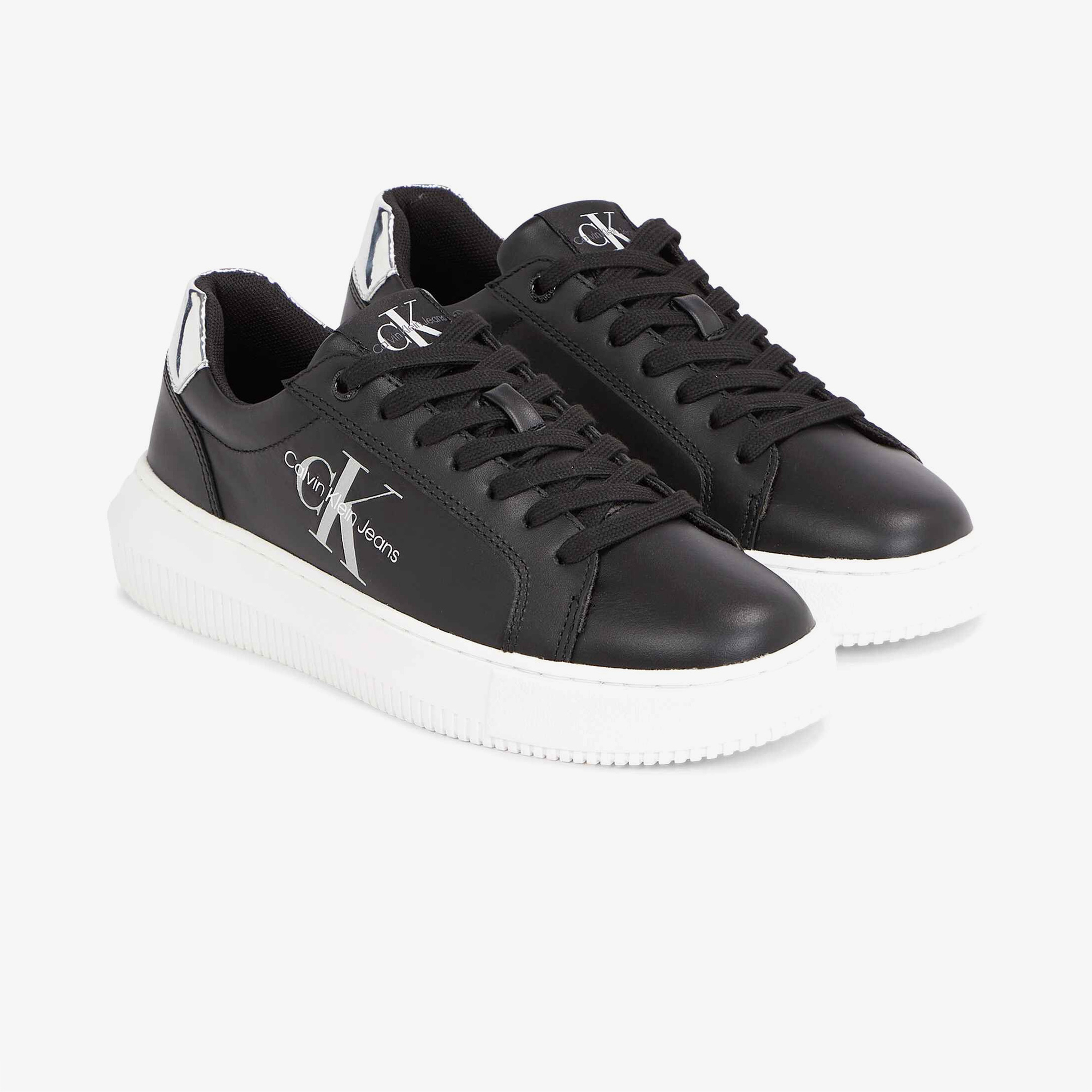 Calvin Klein Chunky Cupsole Mono Siyah Kadın Spor Ayakkabı