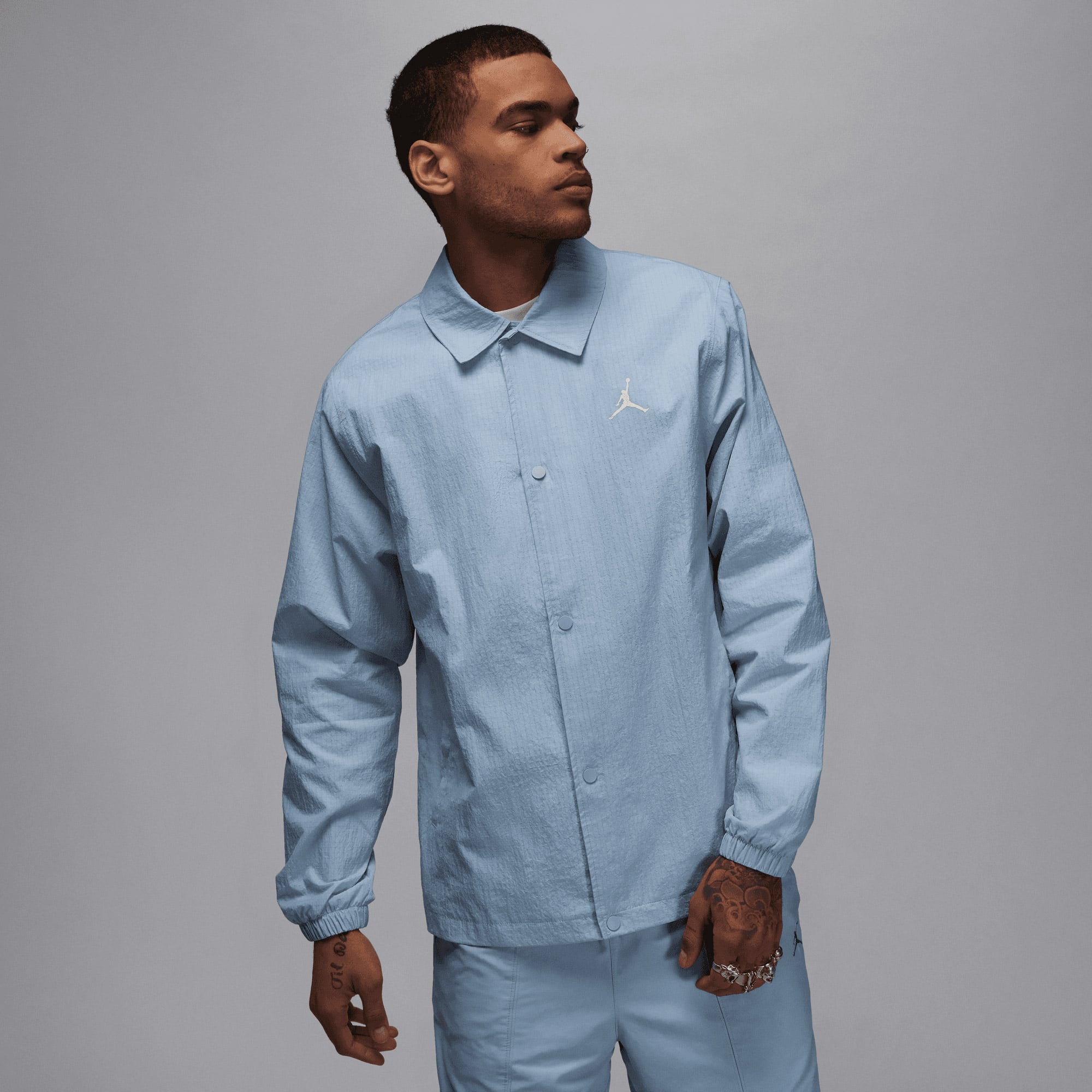 Jordan Essentials Antrenör Erkek Mavi Ceket