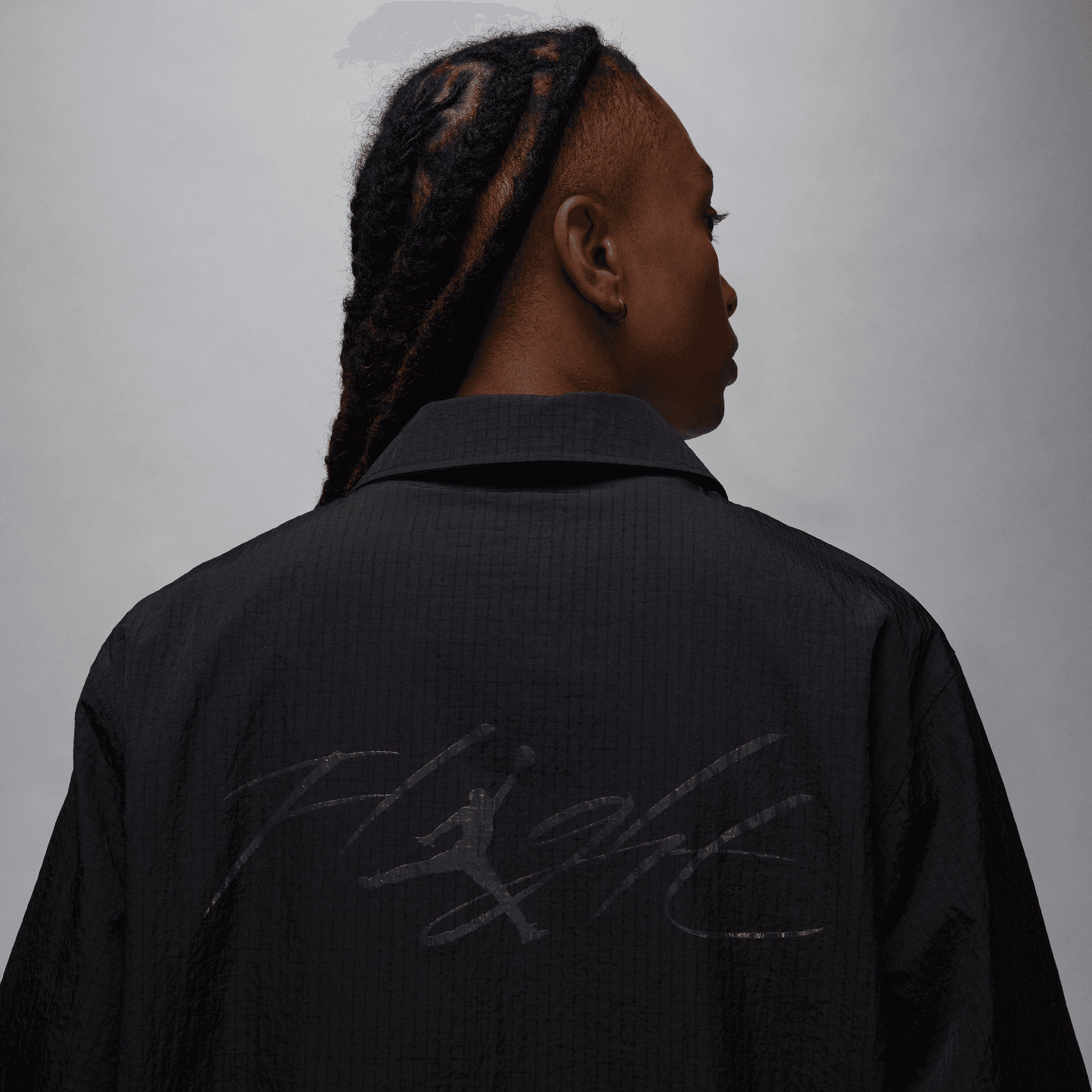 Jordan Essentials Antrenör Erkek Siyah/Gri Ceket