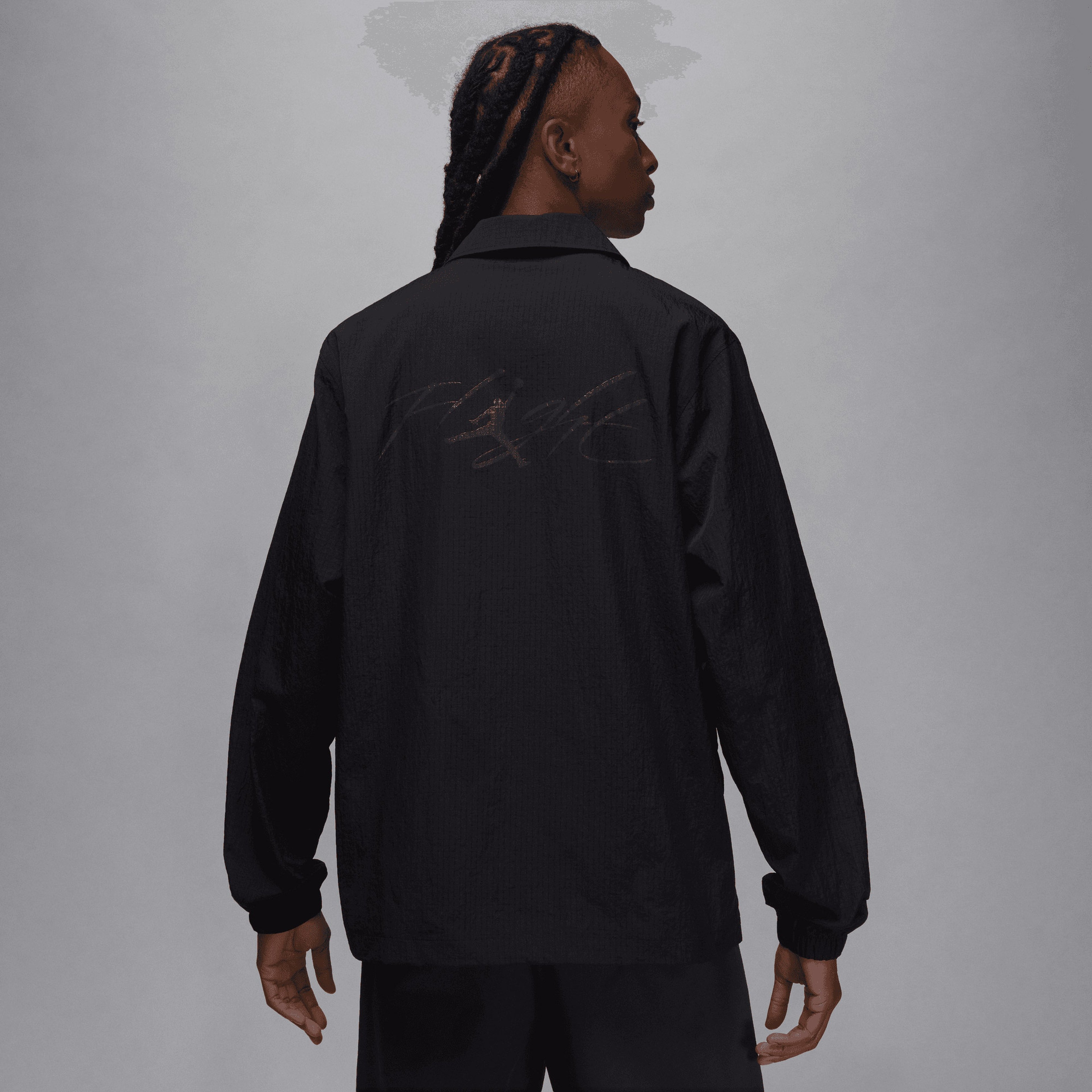 Jordan Essentials Antrenör Erkek Siyah/Gri Ceket