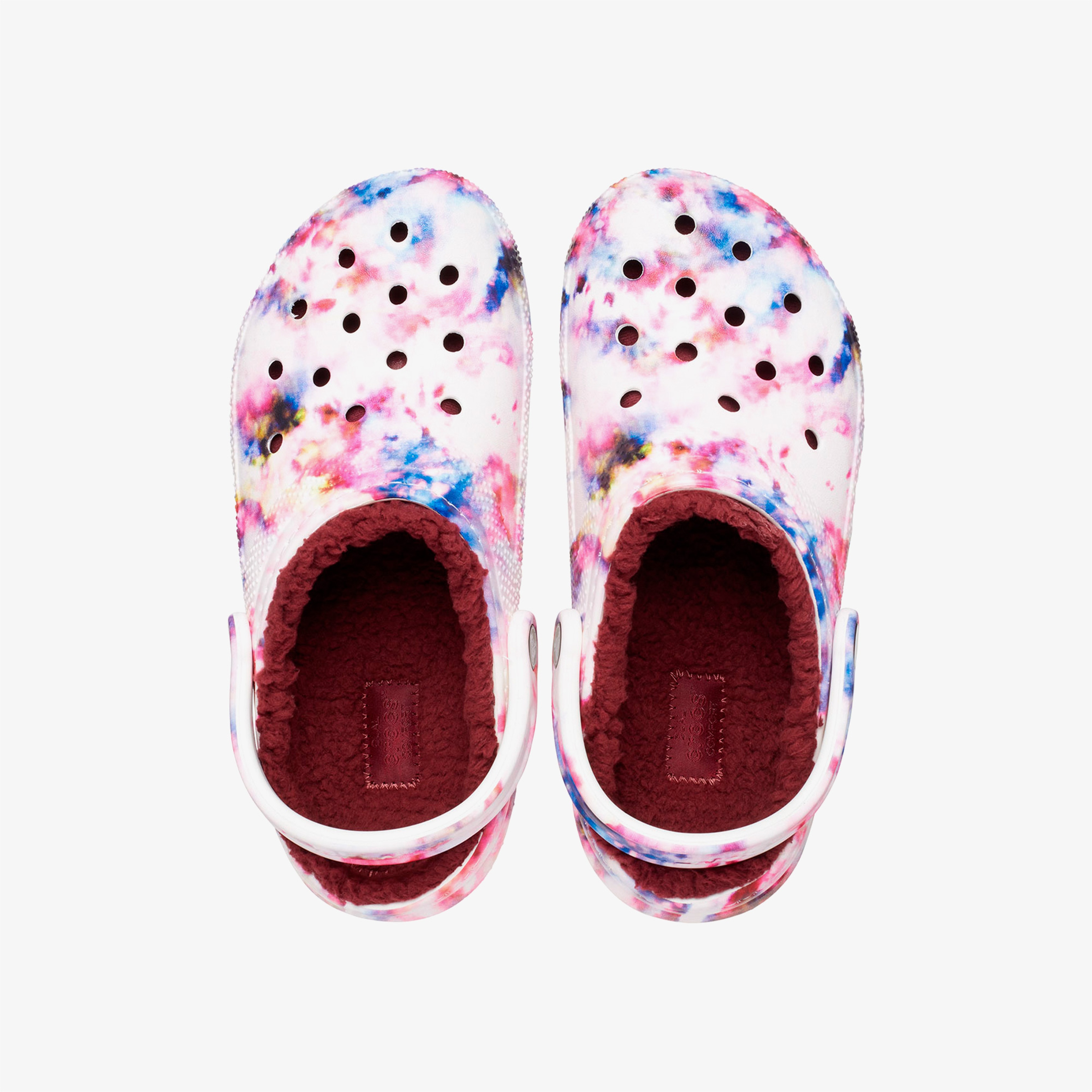 Crocs Classic Lined Tie Dye Renkli Kadın Terlik