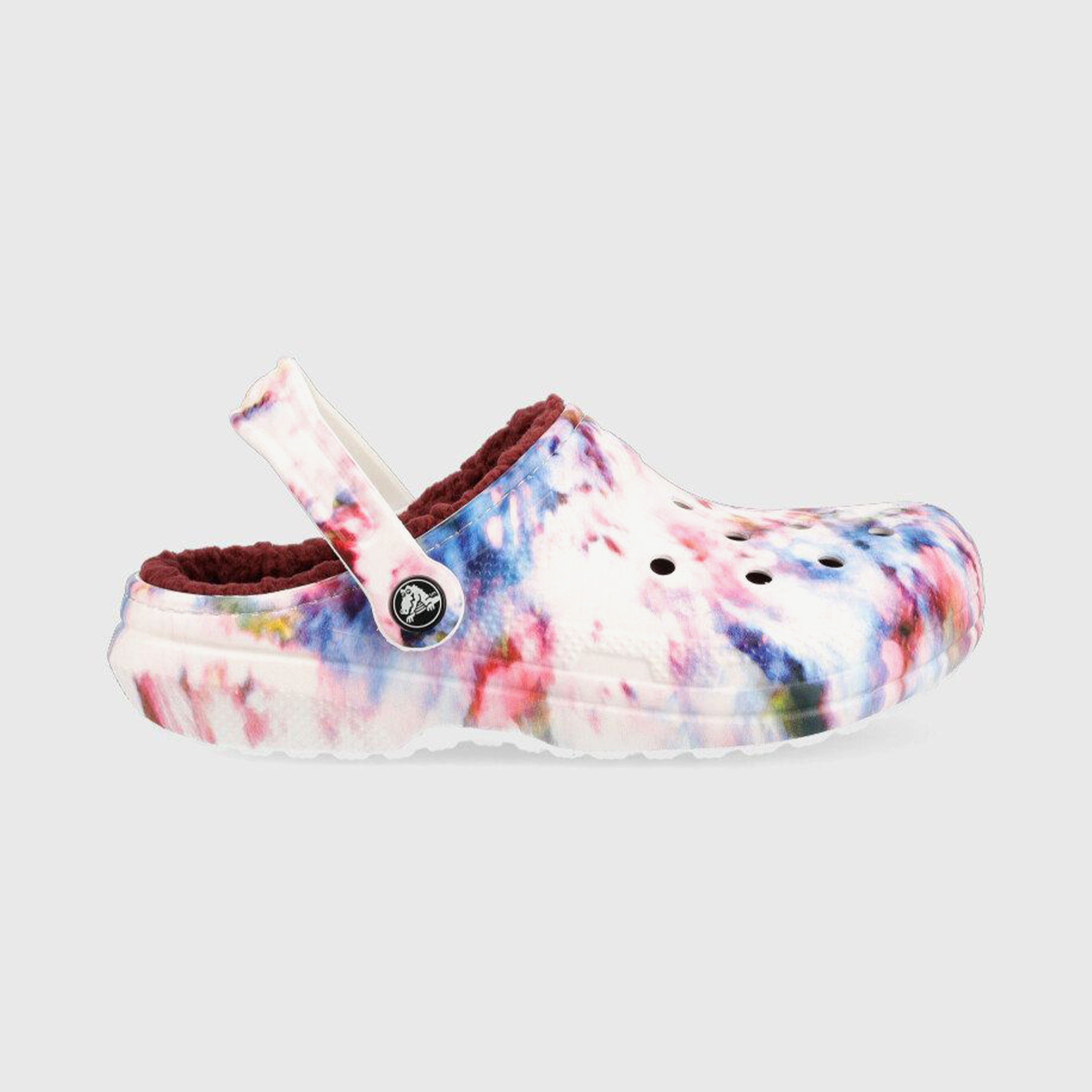Crocs Classic Lined Tie Dye Renkli Kadın Terlik