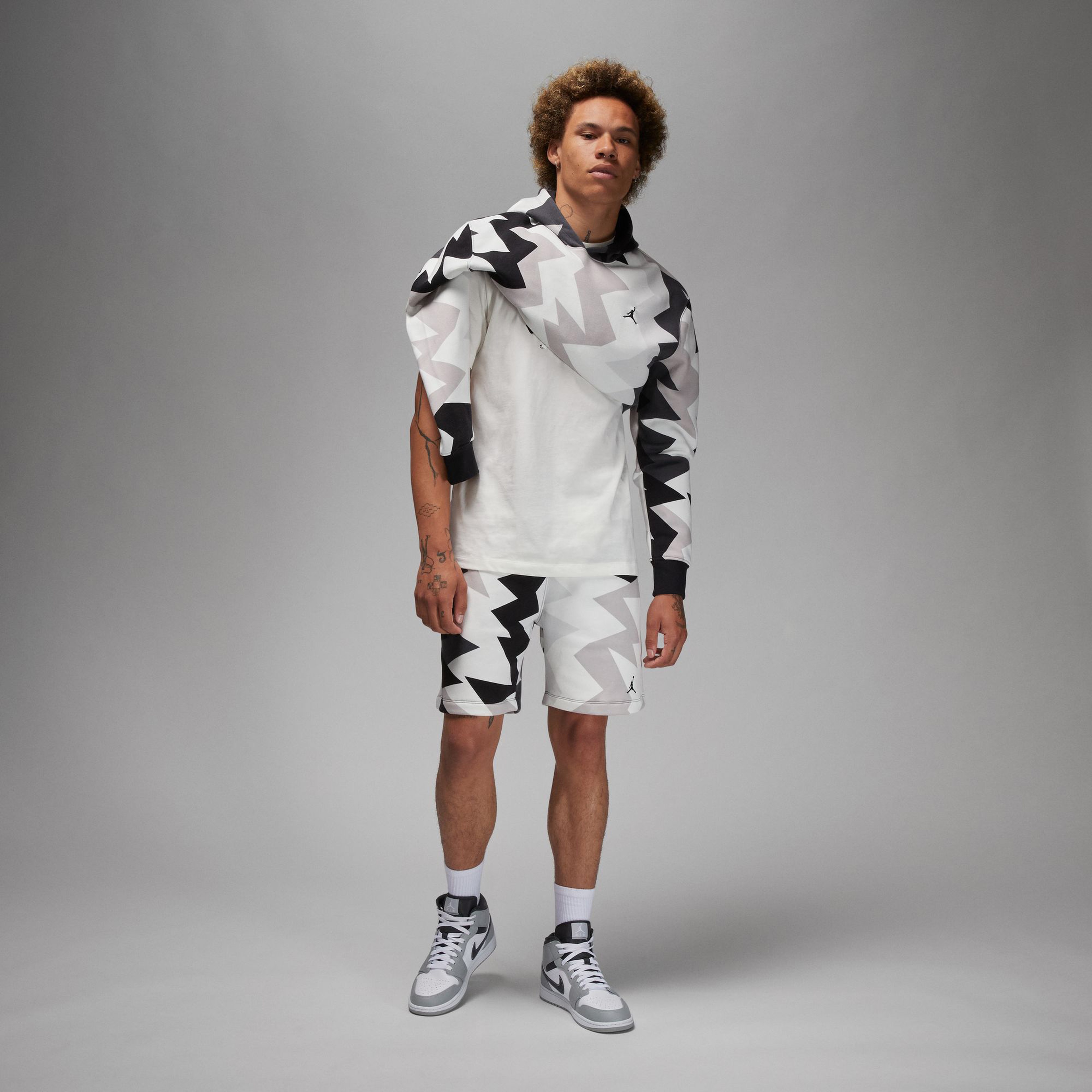 Jordan Flight MVP Aop Erkek Beyaz Şort