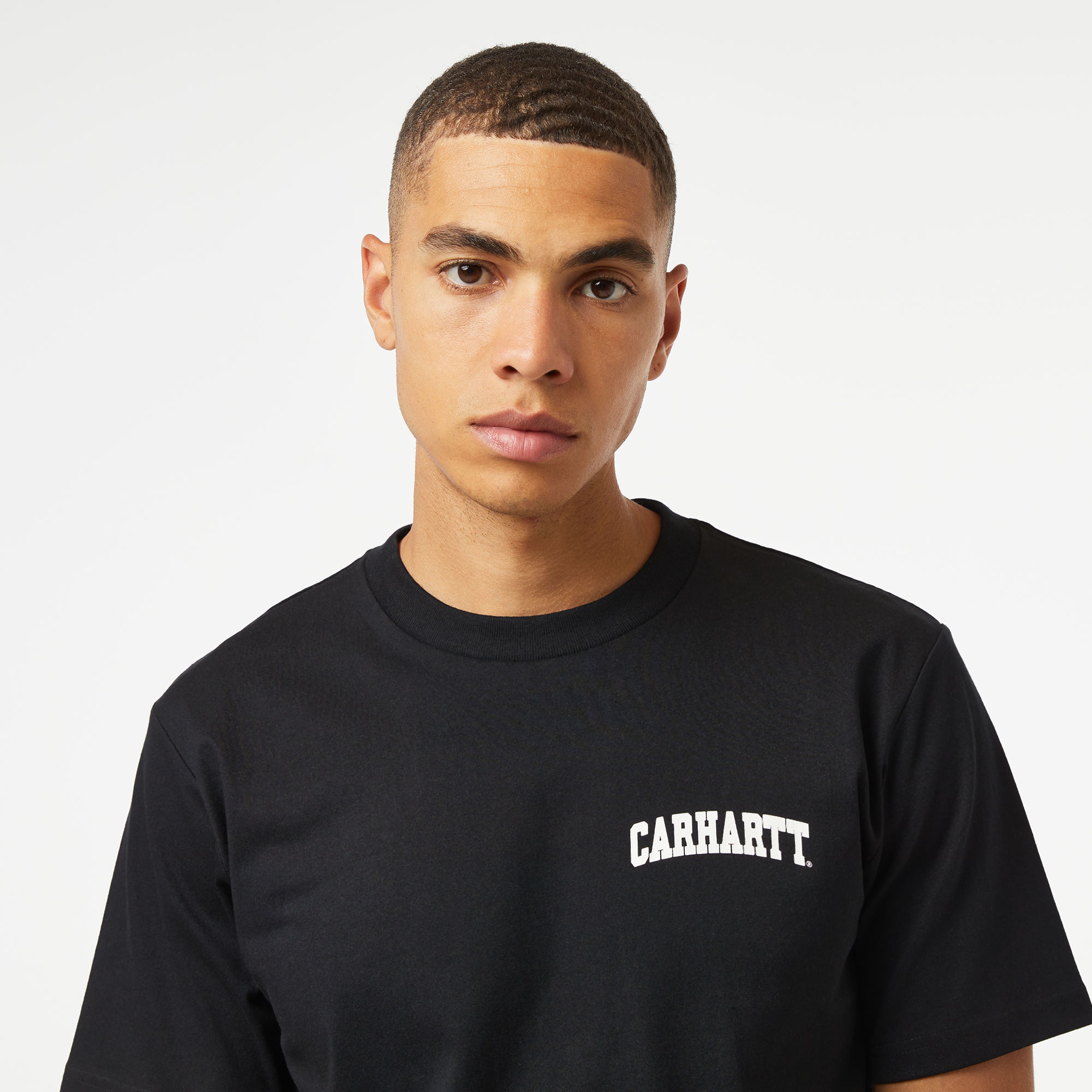 Carhartt WIP S/S University Script Erkek Siyah T-Shirt