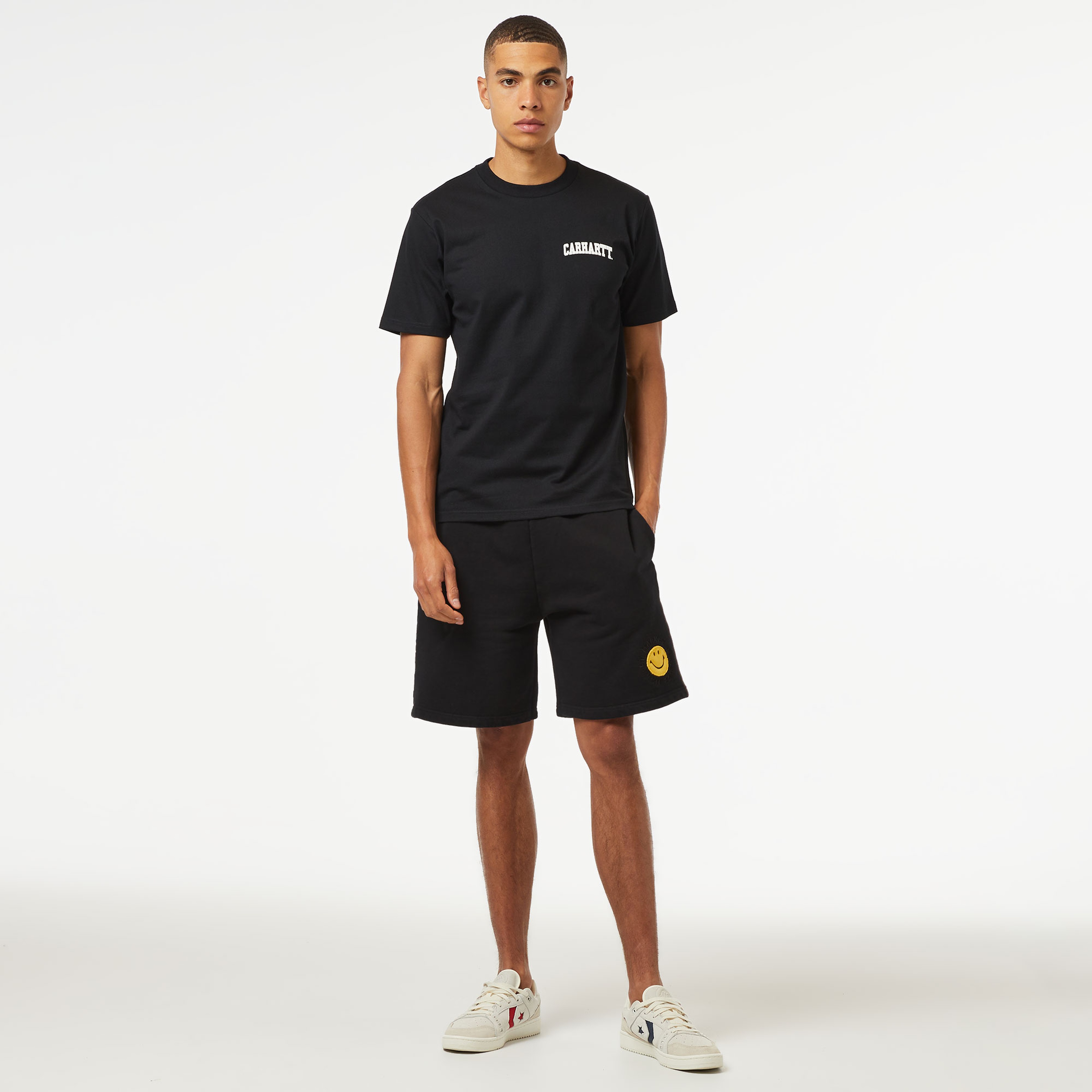 Carhartt WIP S/S University Script Erkek Siyah T-Shirt