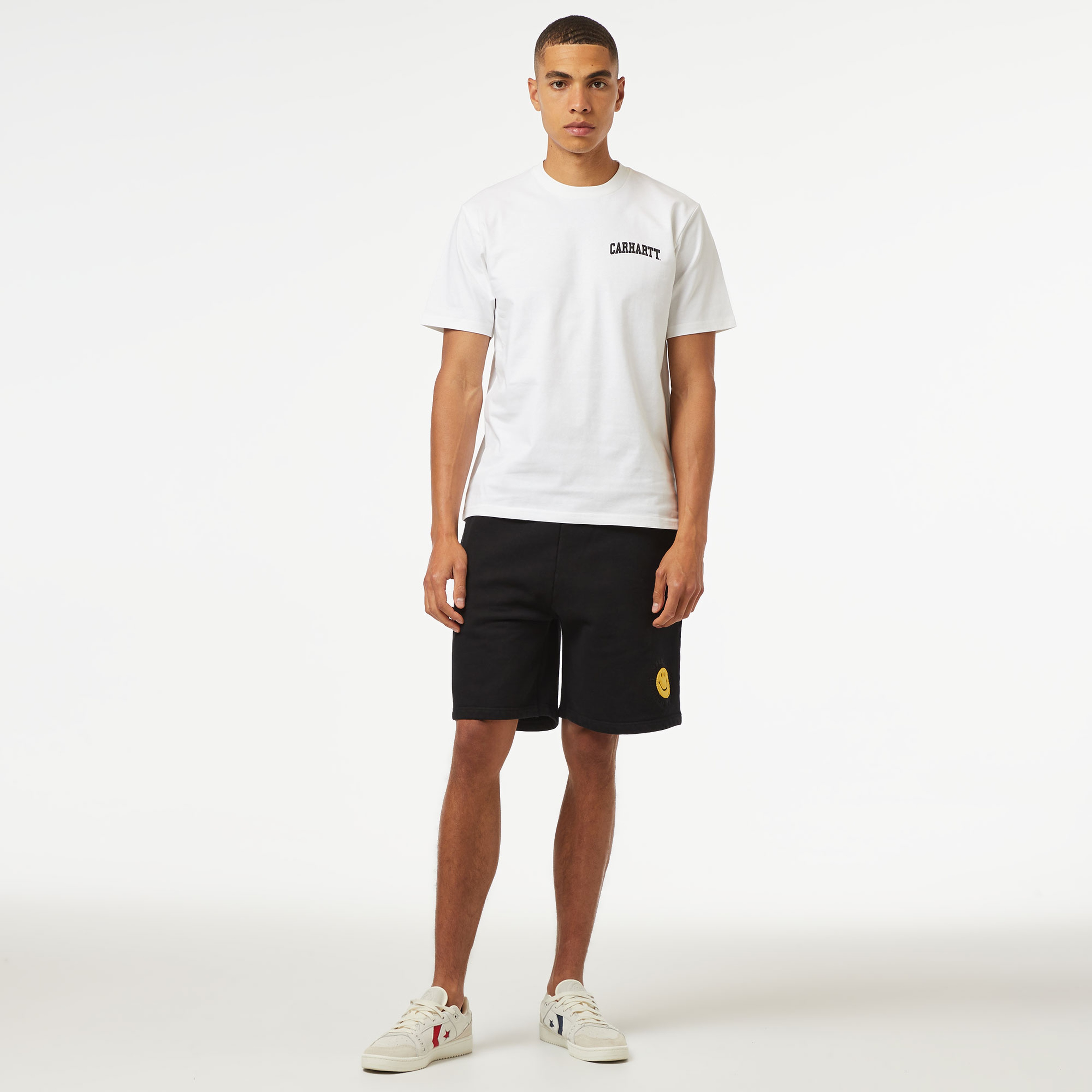 Carhartt WIP S/S University Script Erkek Beyaz T-Shirt