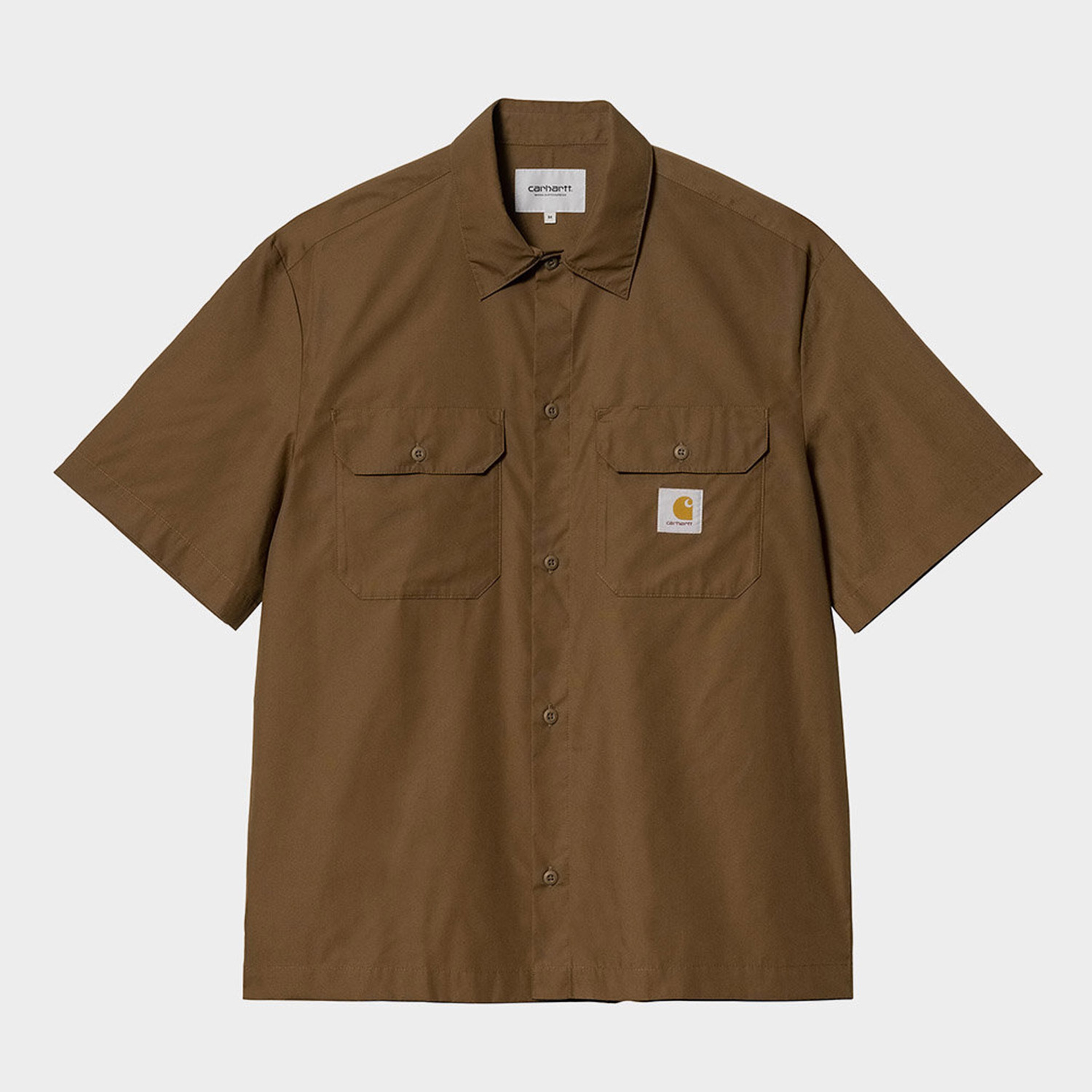 Carhartt WIP S/S Craft Erkek Kahverengi Gömlek