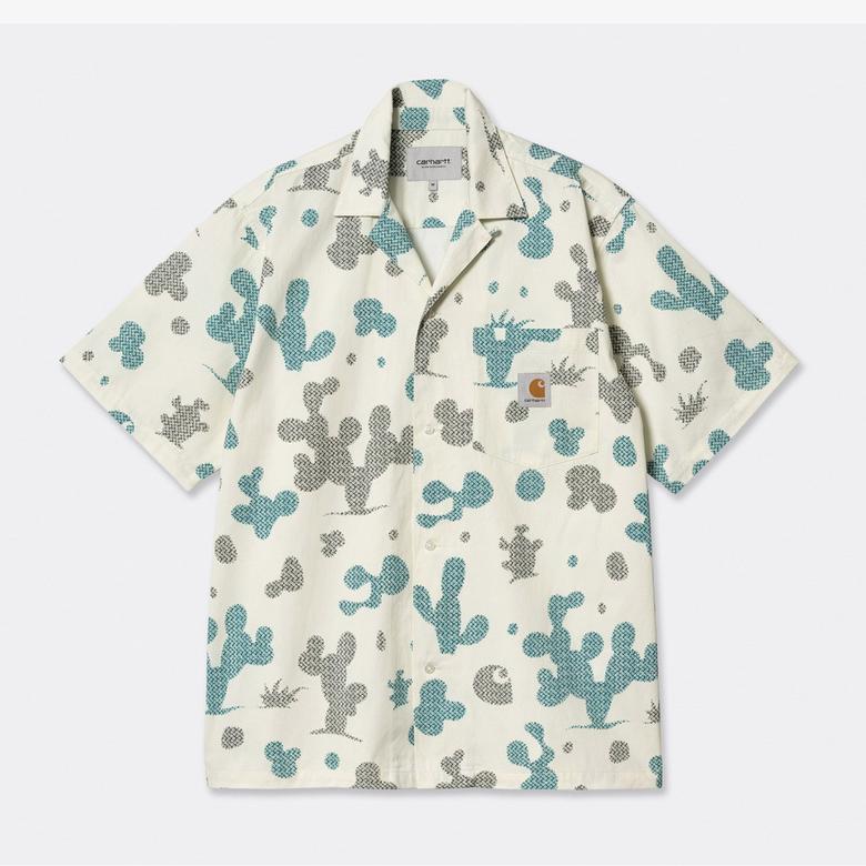 Carhartt WIP S/S Opus Erkek Krem Gömlek