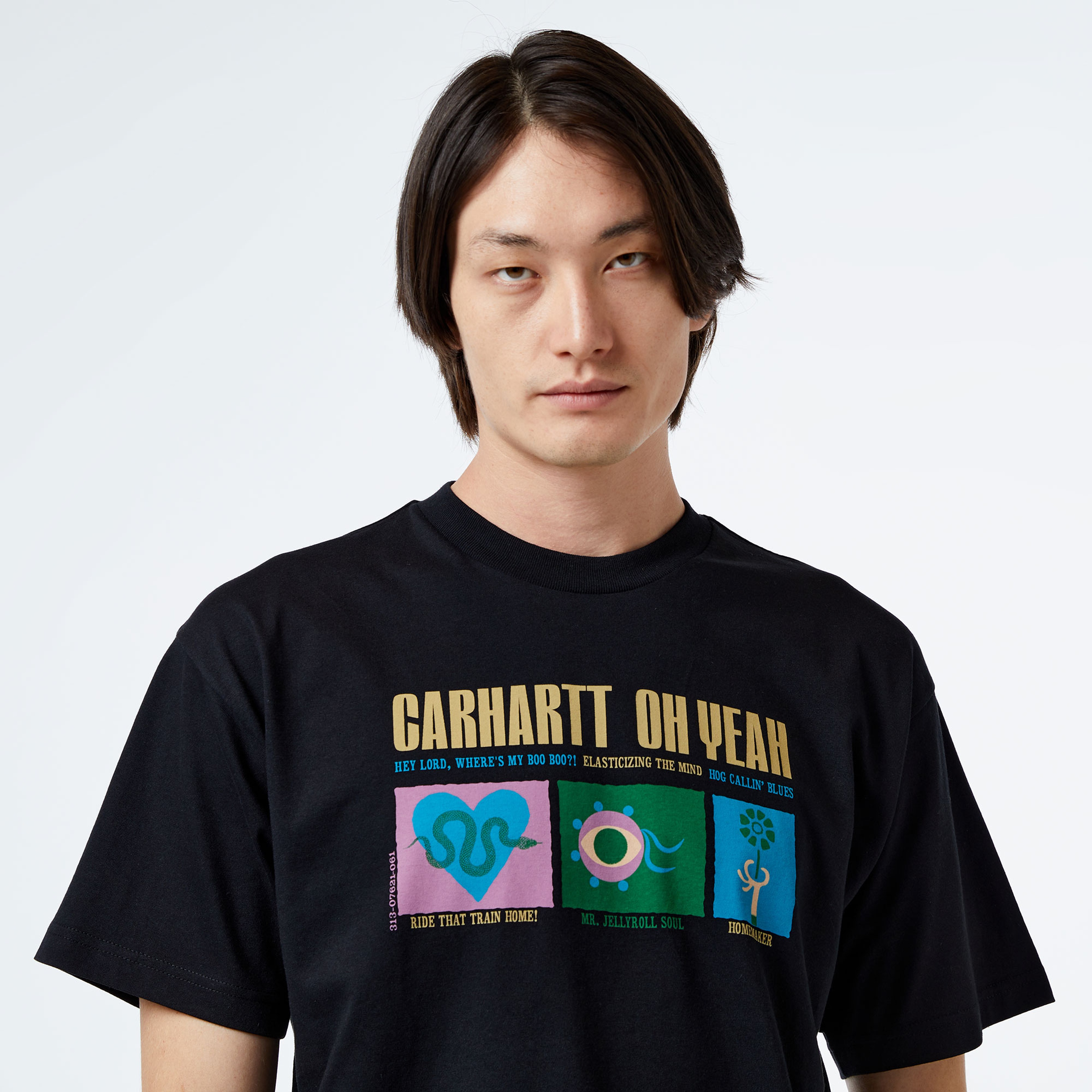 Carhartt WIP S/S Oh Yeah Erkek Siyah T-Shirt