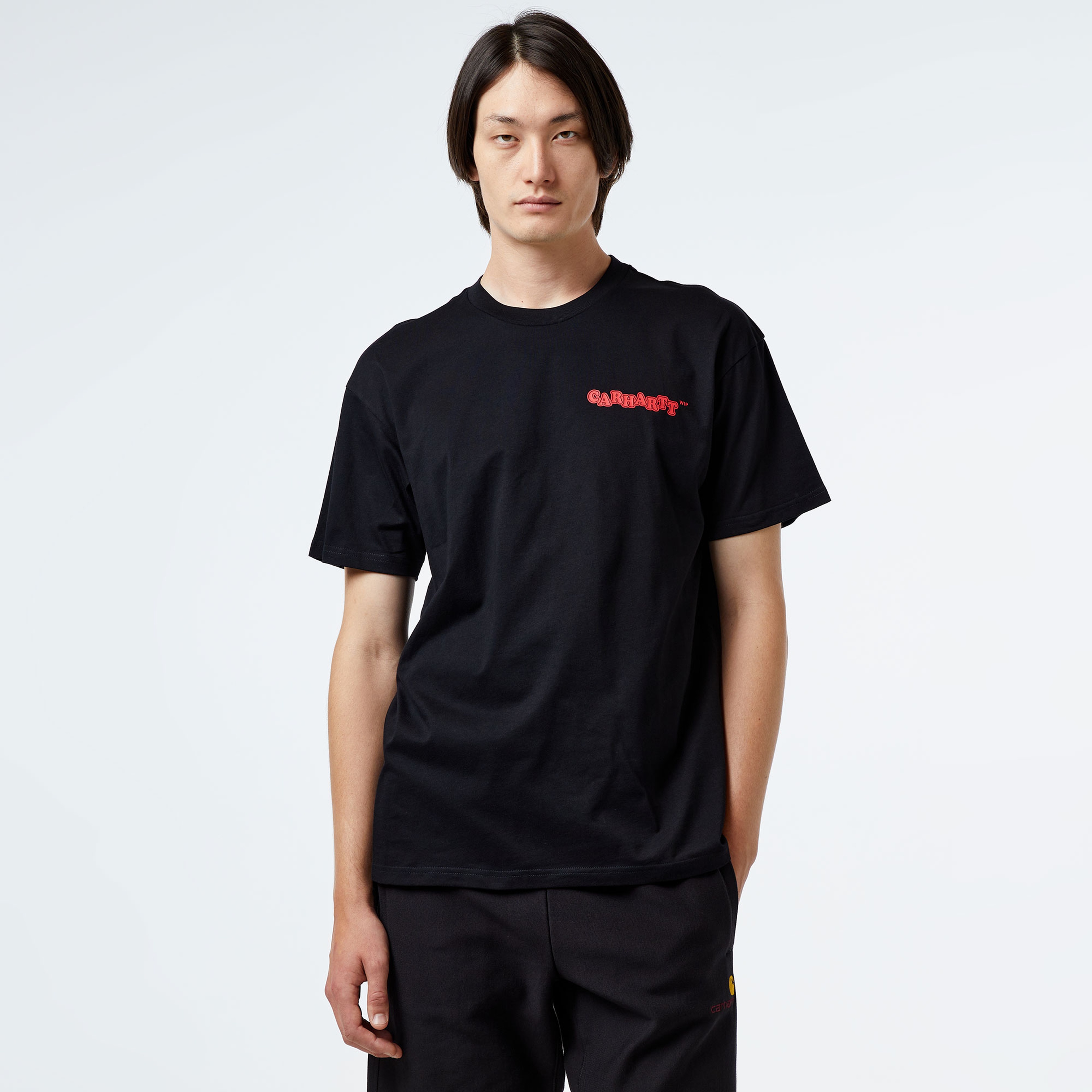 Carhartt WIP S/S Fast Food Erkek Siyah T-Shirt