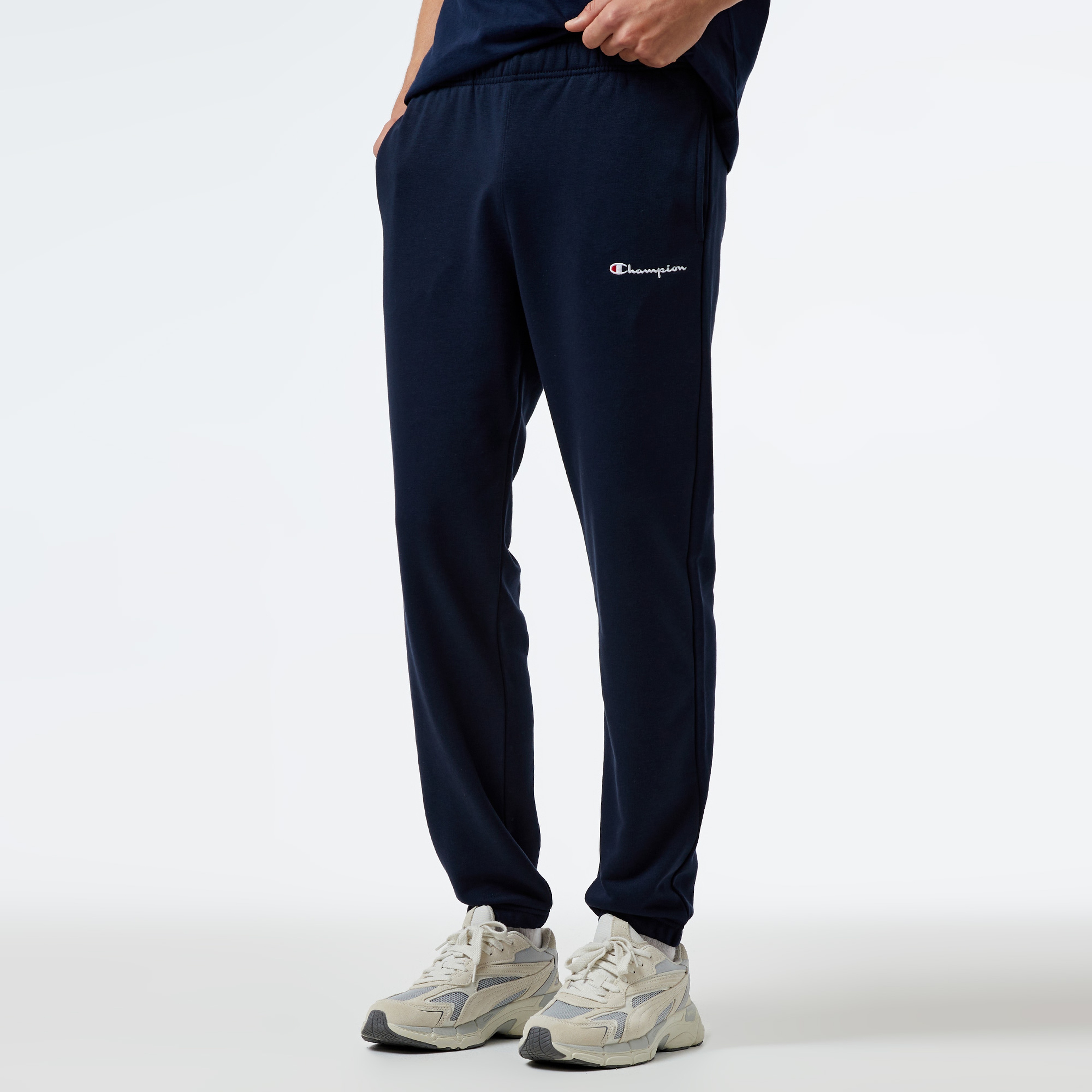 Champion Elastic Cuff Erkek Mavi Eşofman Altı