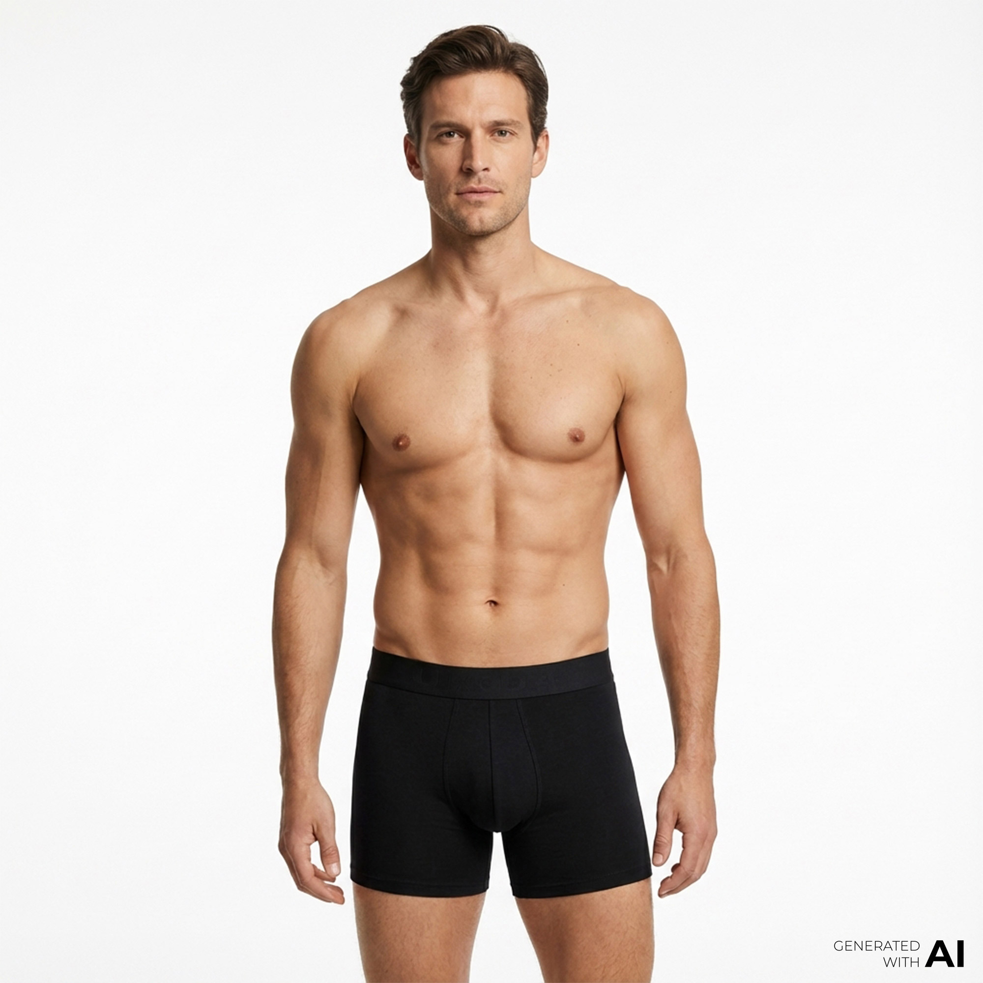 UNITED4 Classic Erkek Siyah/Gri Lacivert 3'lü Boxer