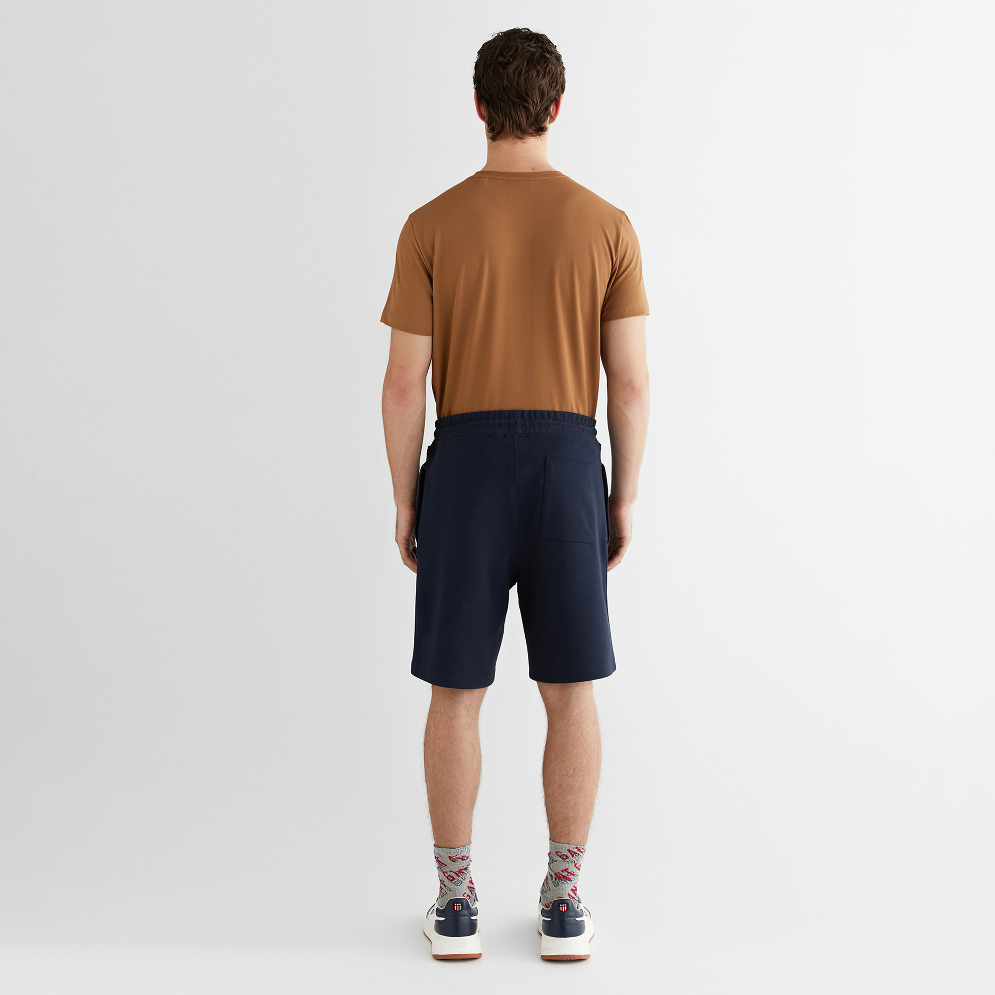 GANT Erkek Lacivert Regular Fit Logolu Şort