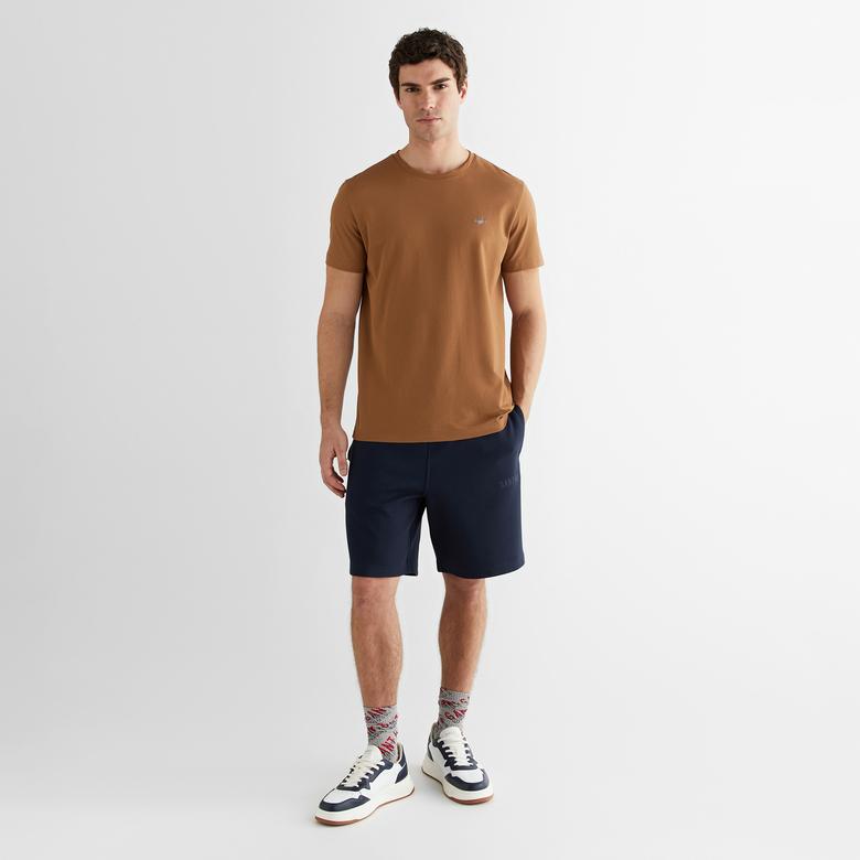 GANT Erkek Lacivert Regular Fit Logolu Şort