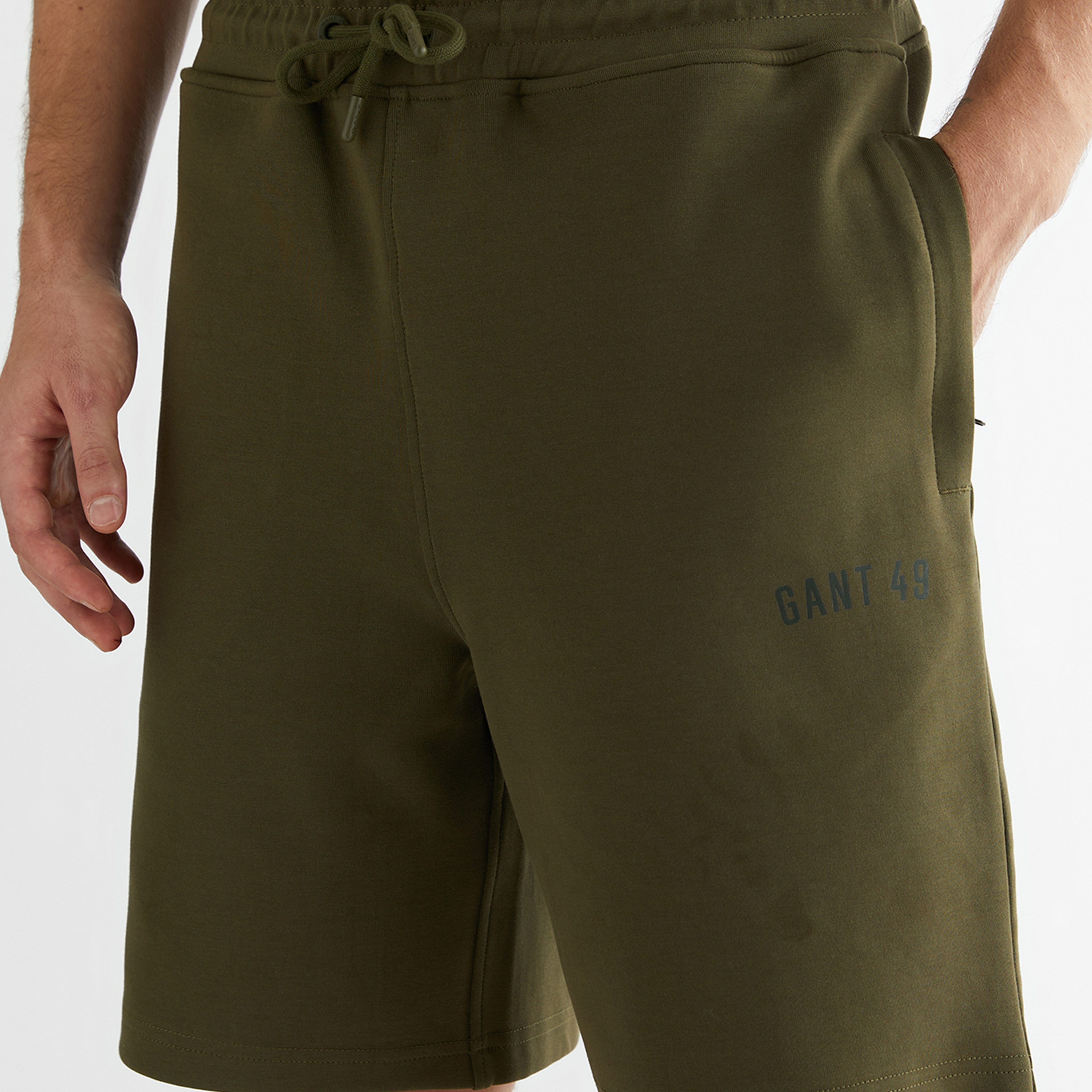 GANT Erkek Yeşil Regular Fit Logolu Şort