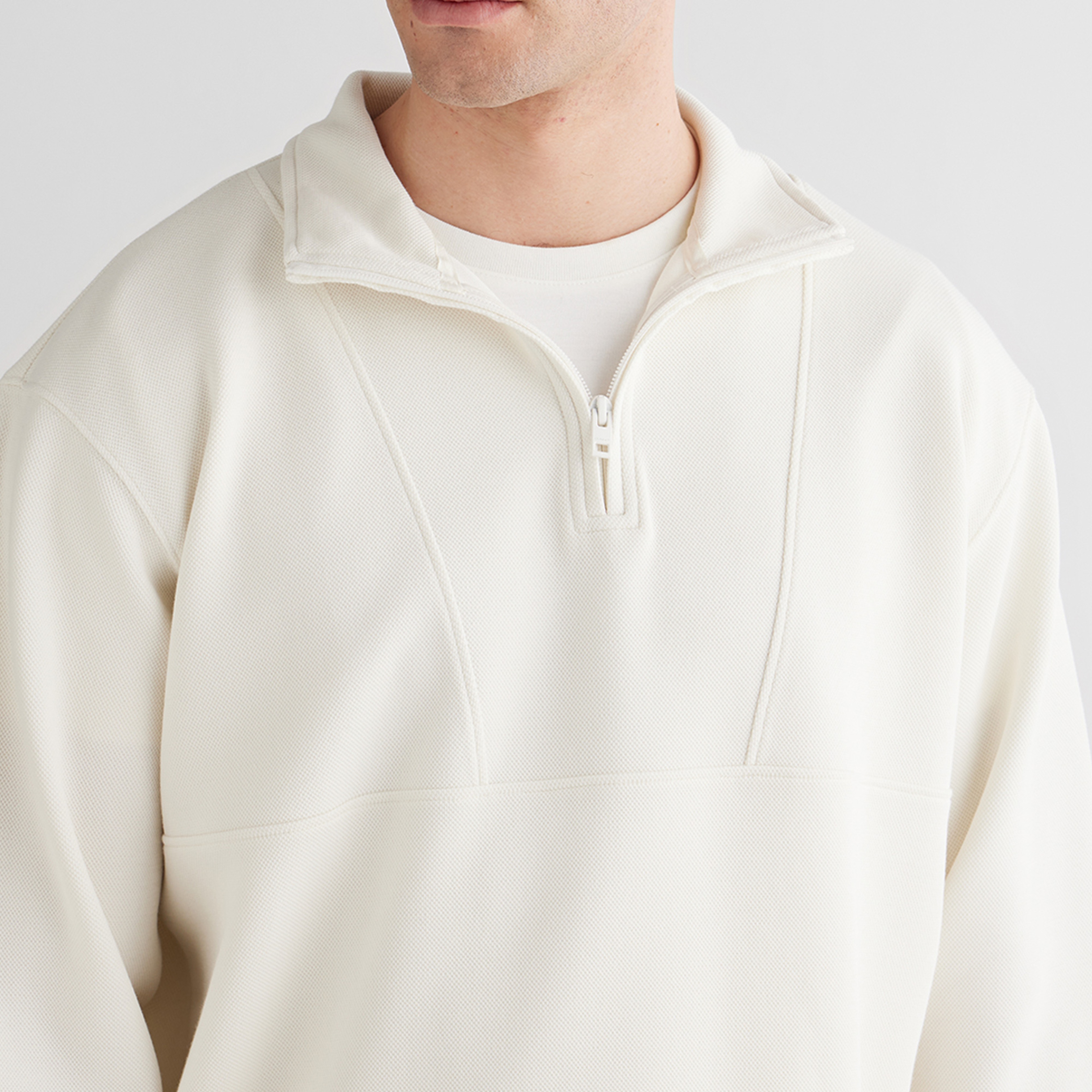 GANT Erkek Krem Relaxed Fit Sweatshirt