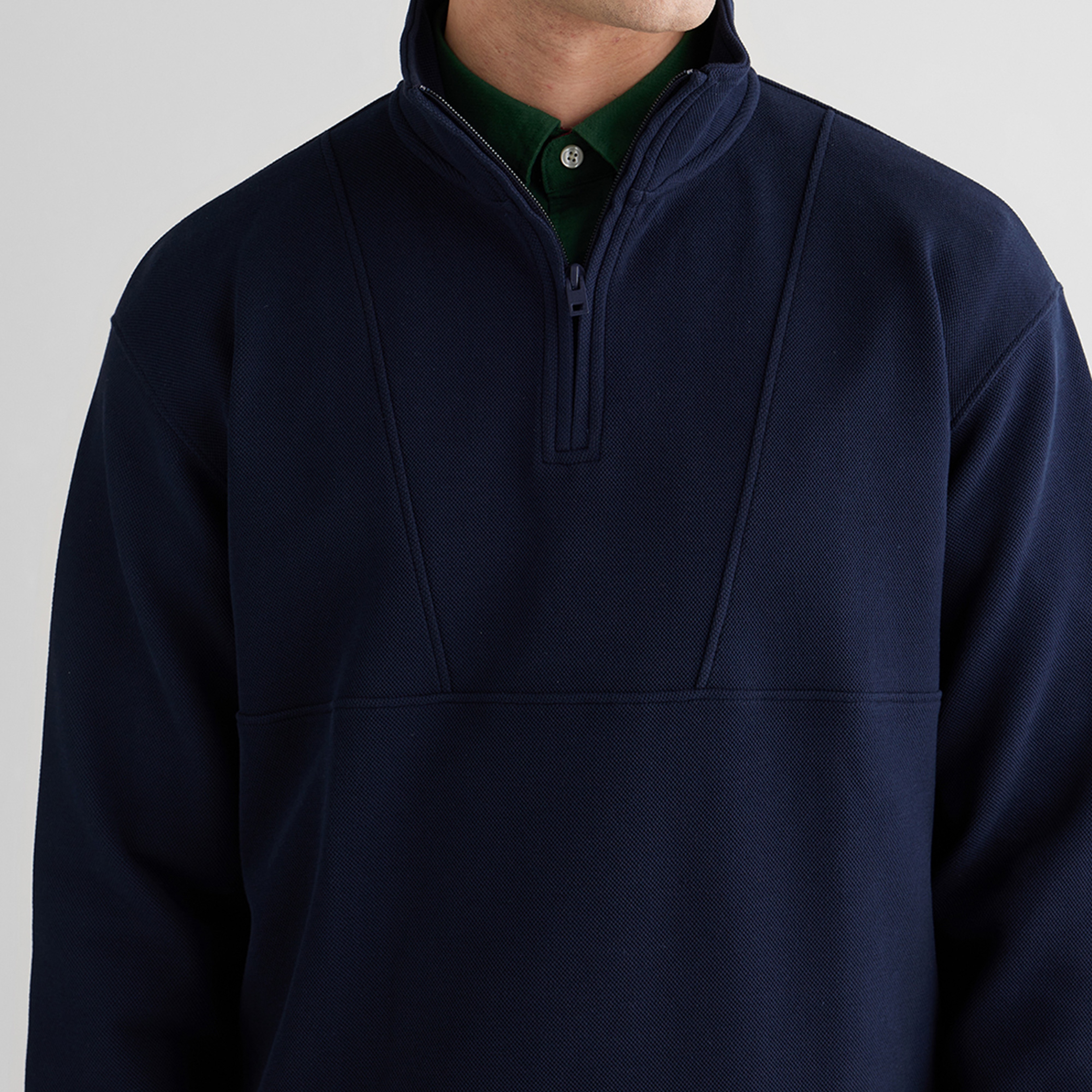 GANT Erkek Lacivert Relaxed Fit Sweatshirt