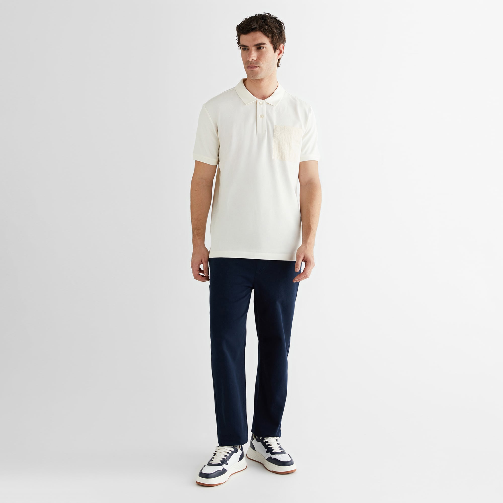 GANT Erkek Krem Polo