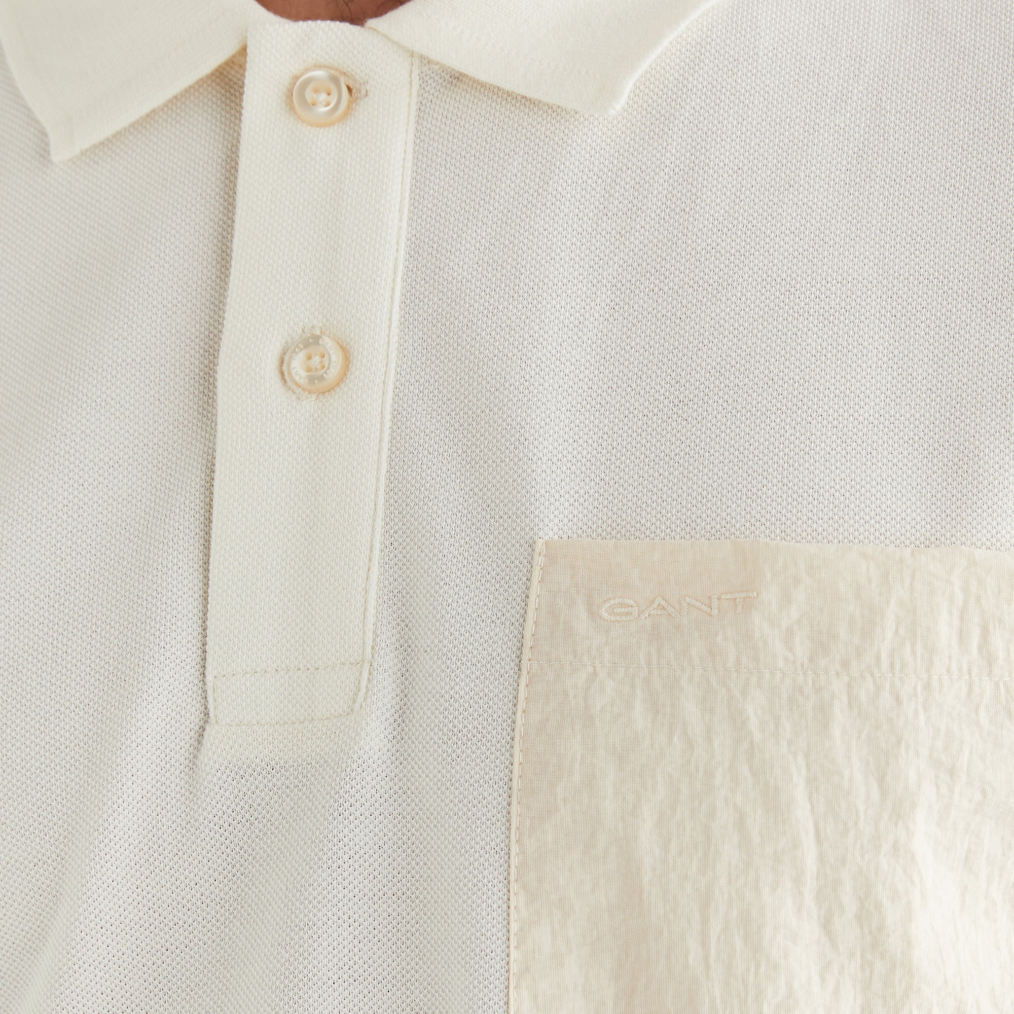 GANT Erkek Krem Polo