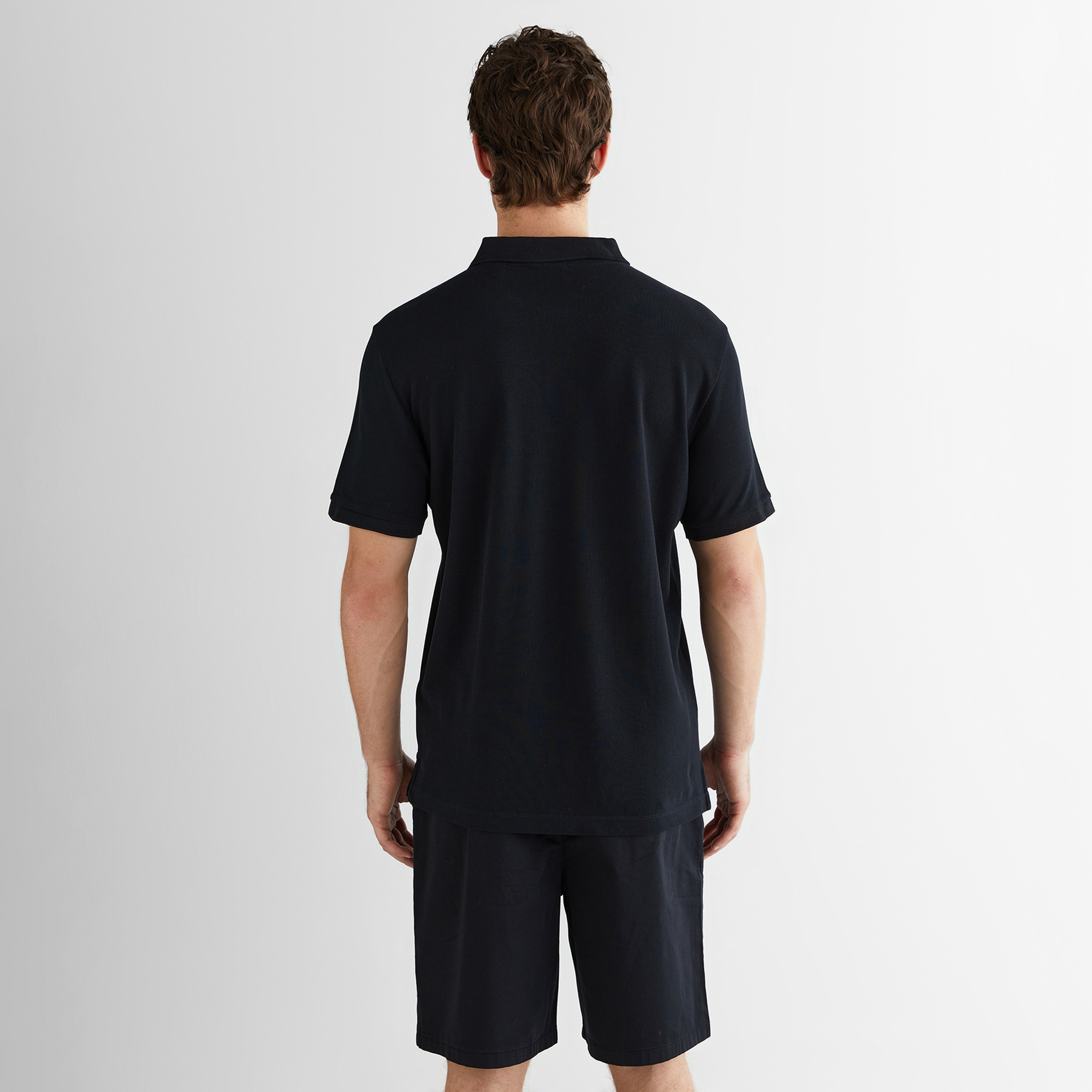 GANT Erkek Siyah Polo