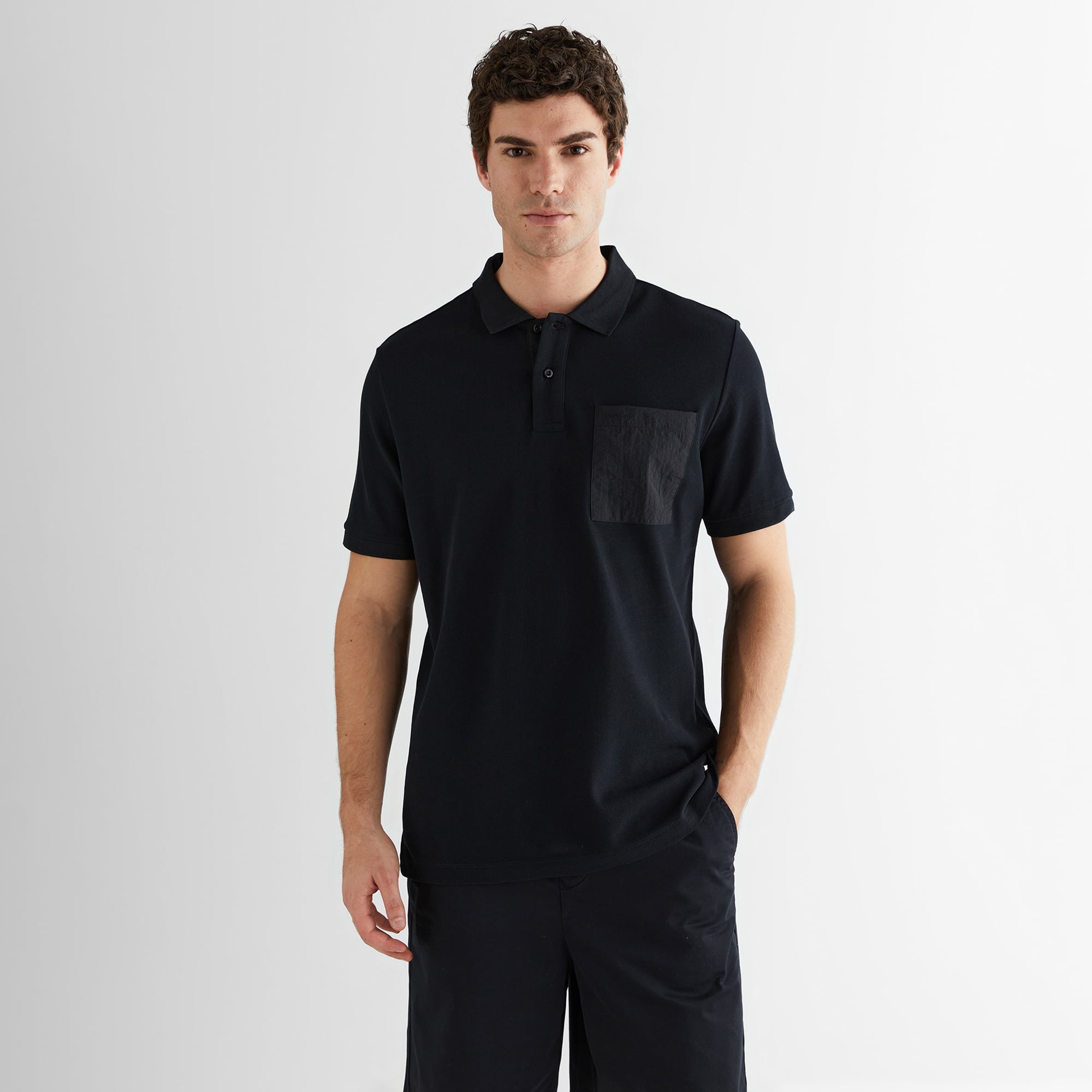 GANT Erkek Siyah Polo
