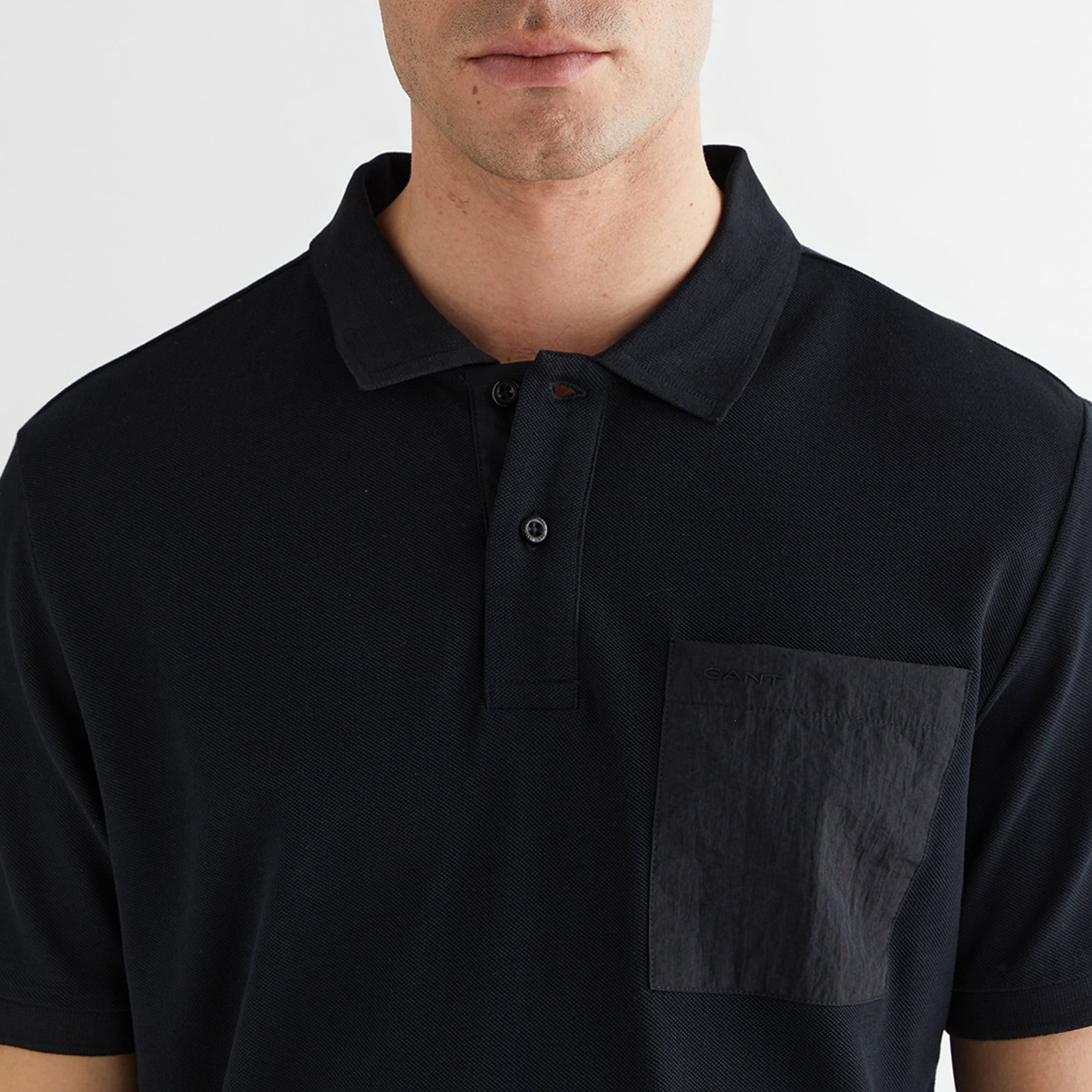 GANT Erkek Siyah Polo