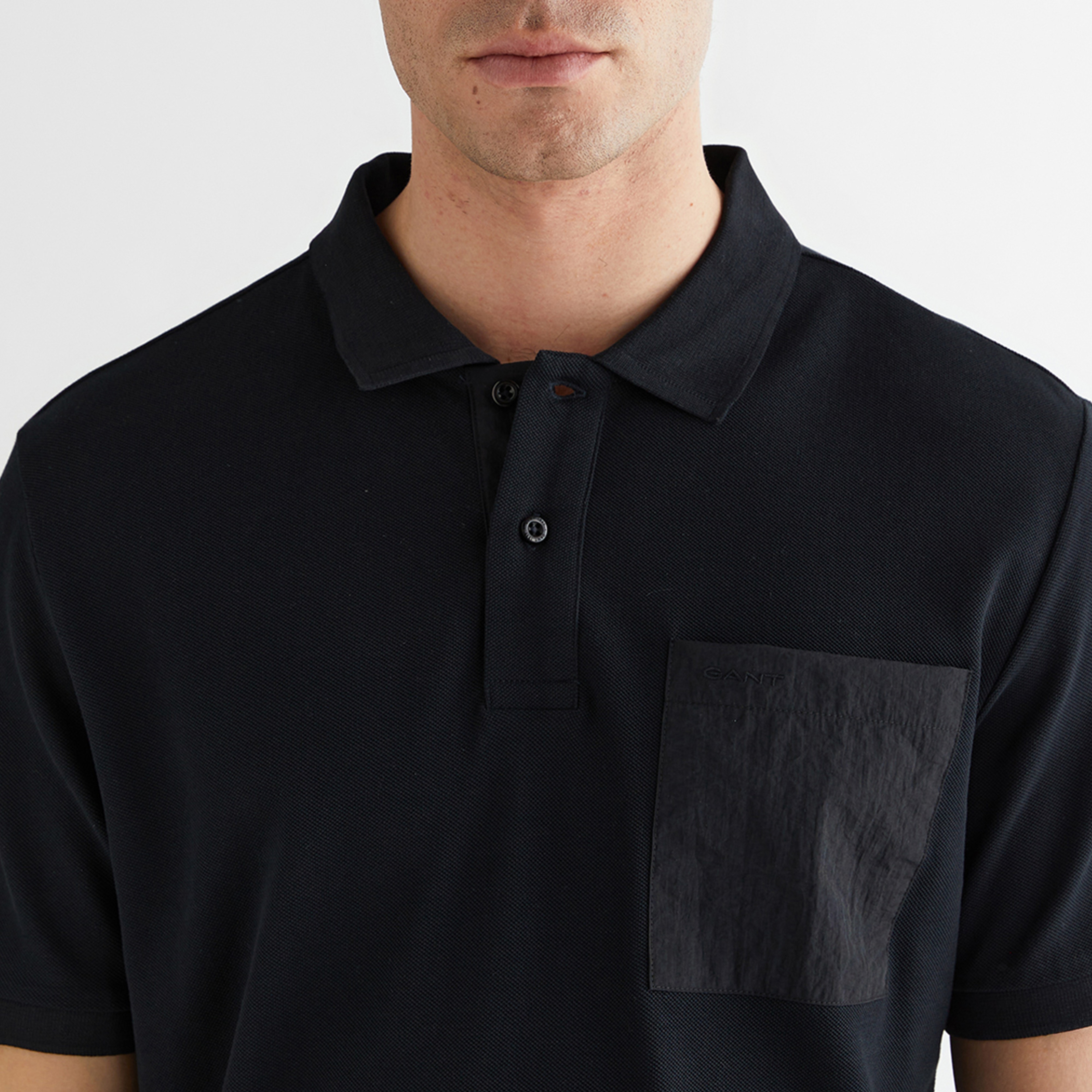 GANT Erkek Siyah Polo