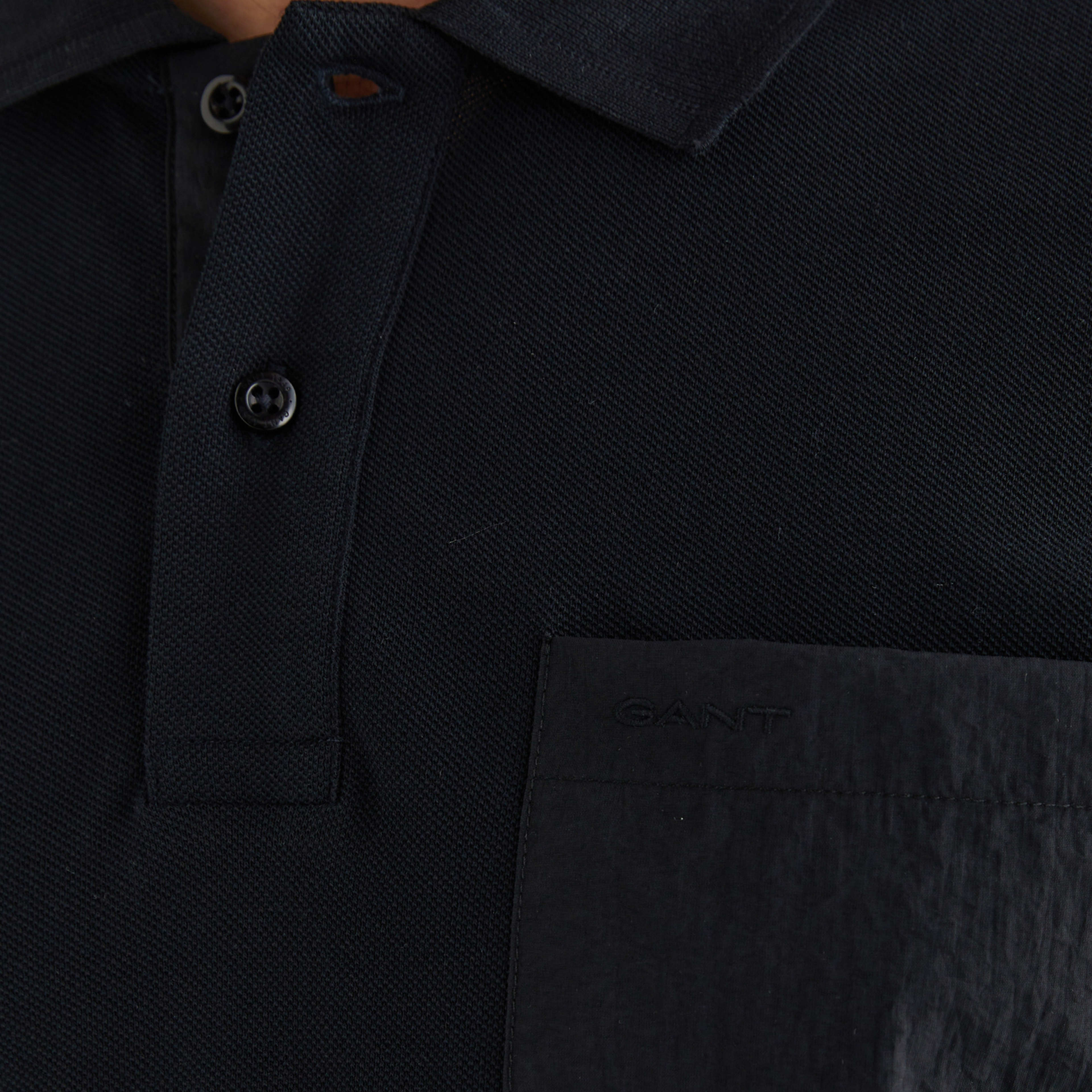 GANT Erkek Siyah Polo