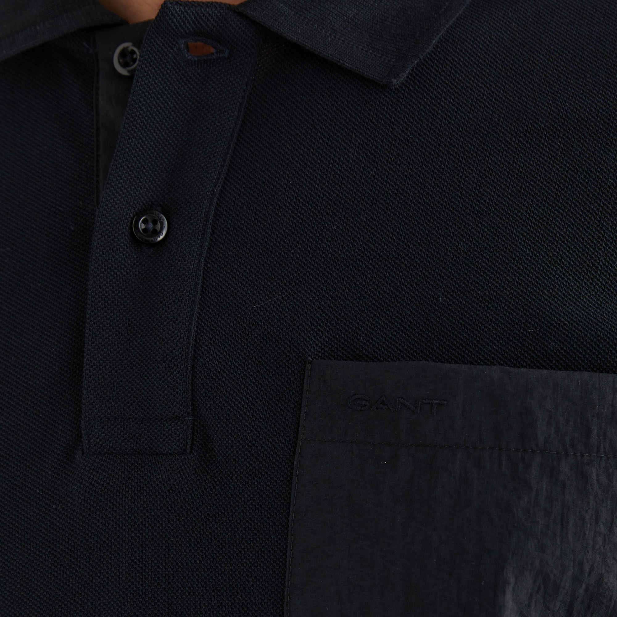 GANT Erkek Siyah Polo