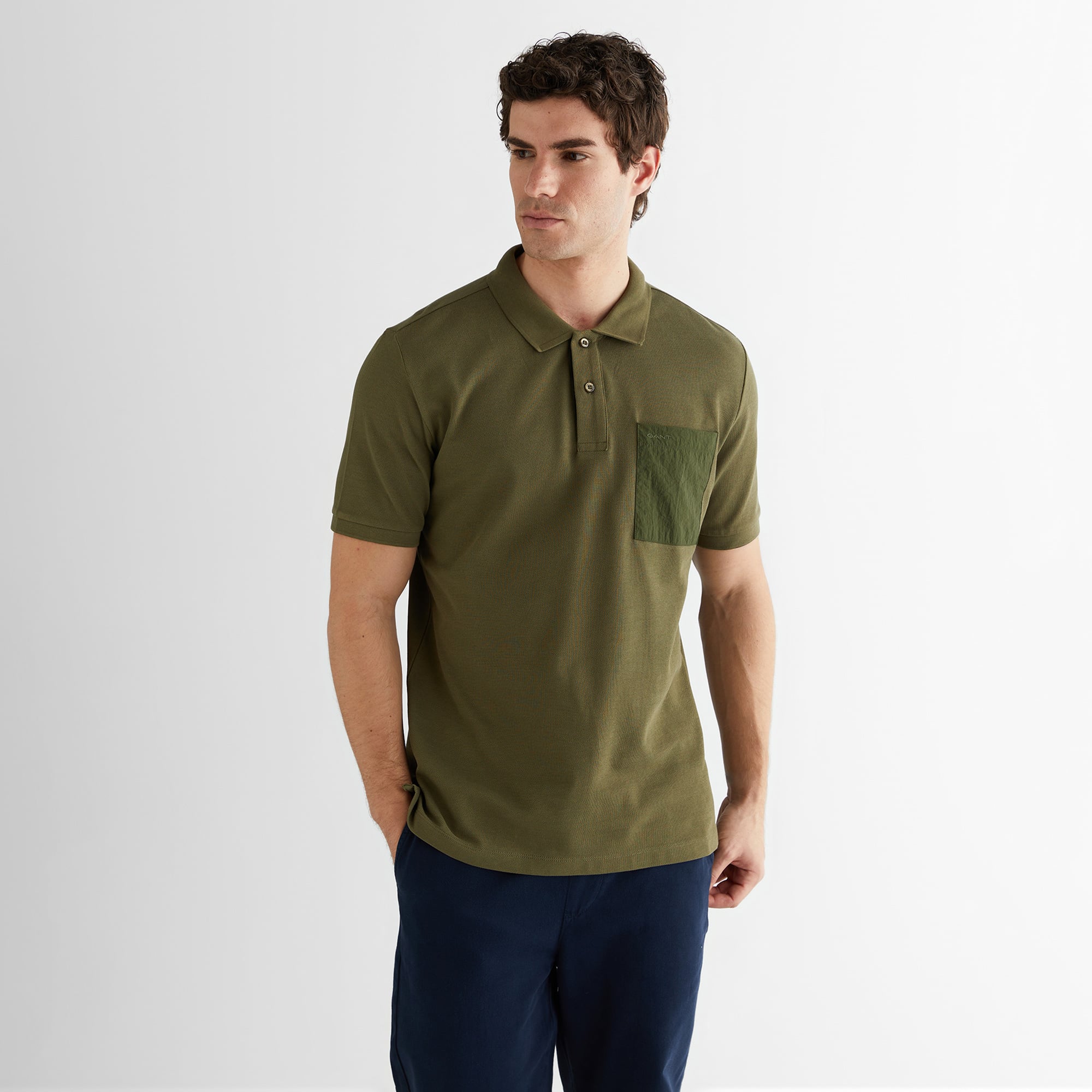 GANT Erkek Yeşil Polo